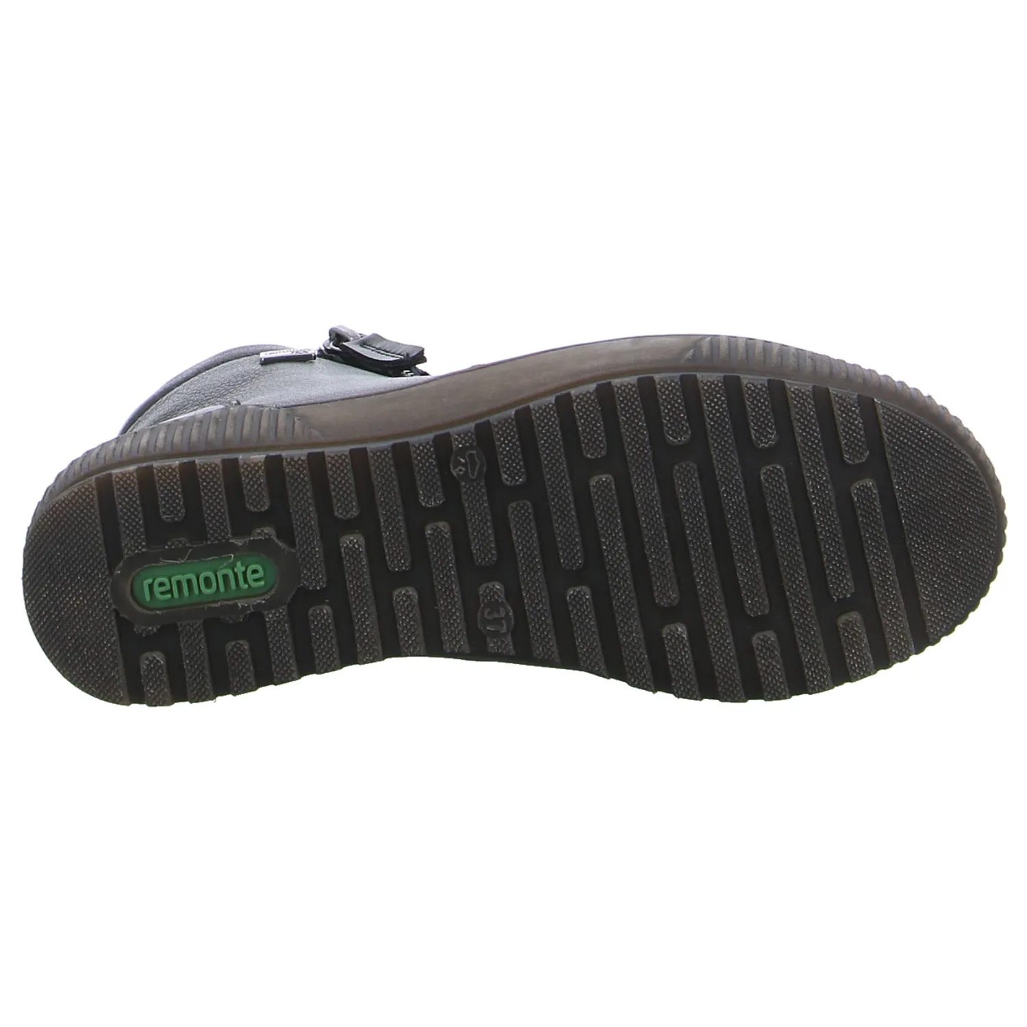 REMONTE mit TEX Membrane Mid Cut Sneaker Schwarz Leder 