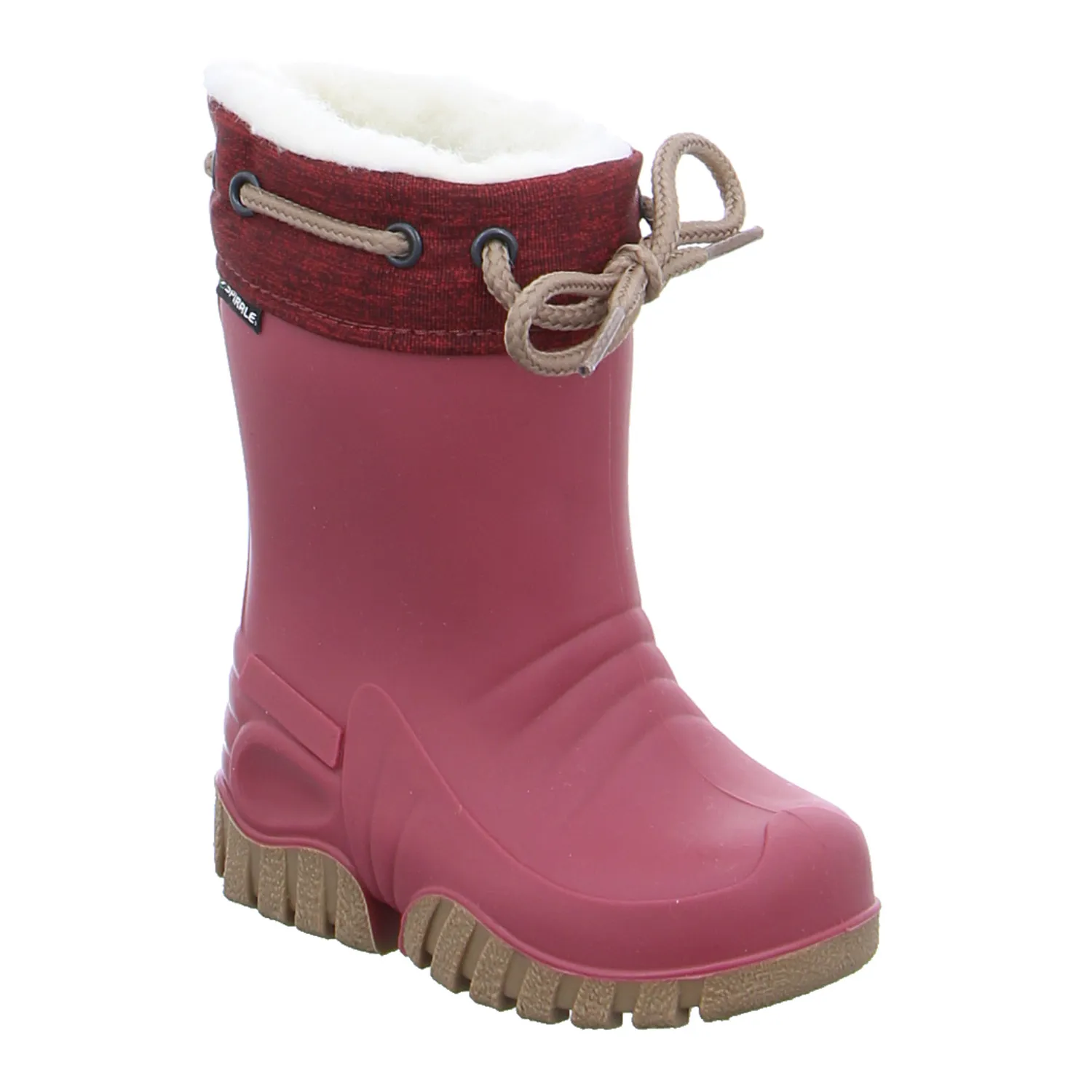 SPIRALE Kinder-Gummistiefel Warmfutter Bordeau Synthetik SPIRALE Kinder-Gummistiefel Warmfutter Bordeau Synthetik