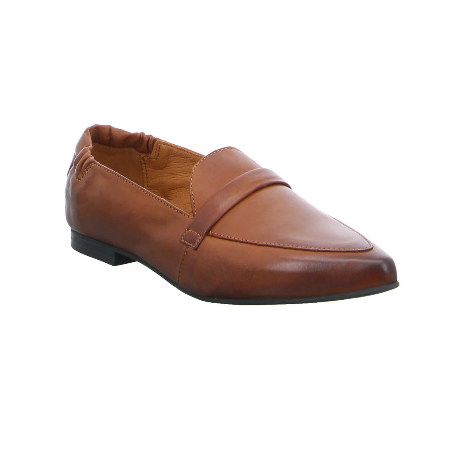 SCHUHENGEL Slipper Cognac Leder 