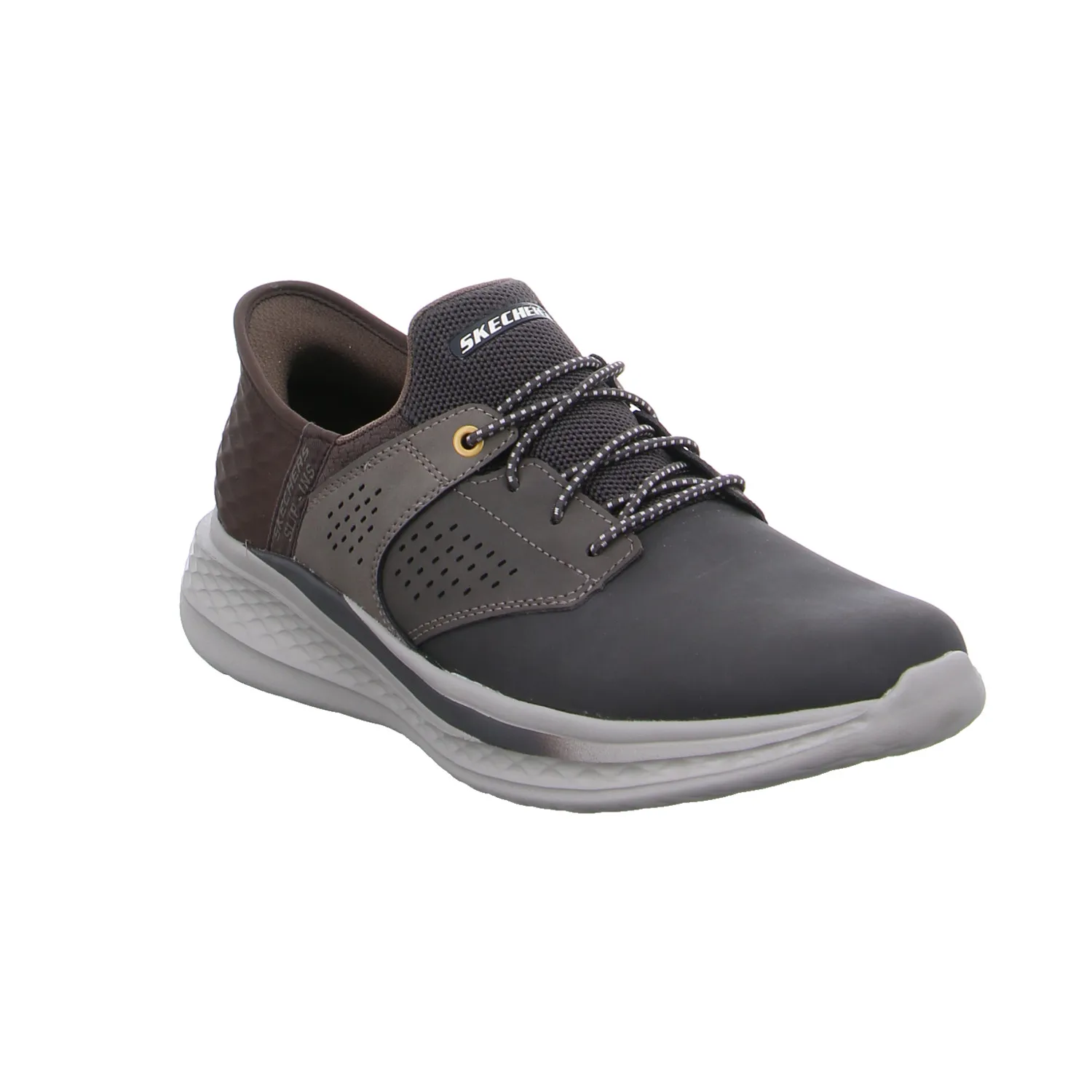 SKECHERS Halbschuhe Sneaker Braun Leder SKECHERS Halbschuhe Sneaker Braun Leder
