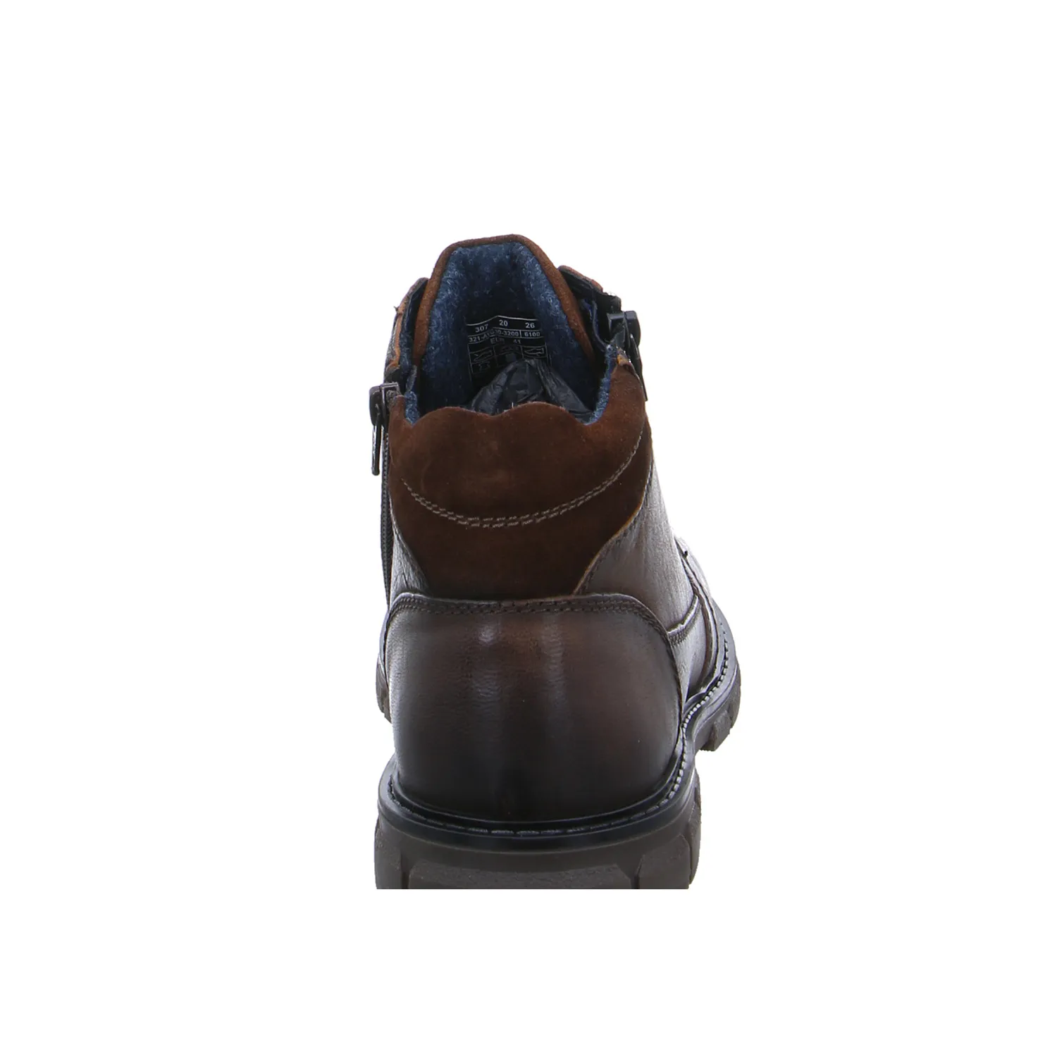 BUGATTI SHOES Winter-Boots Braun Leder 