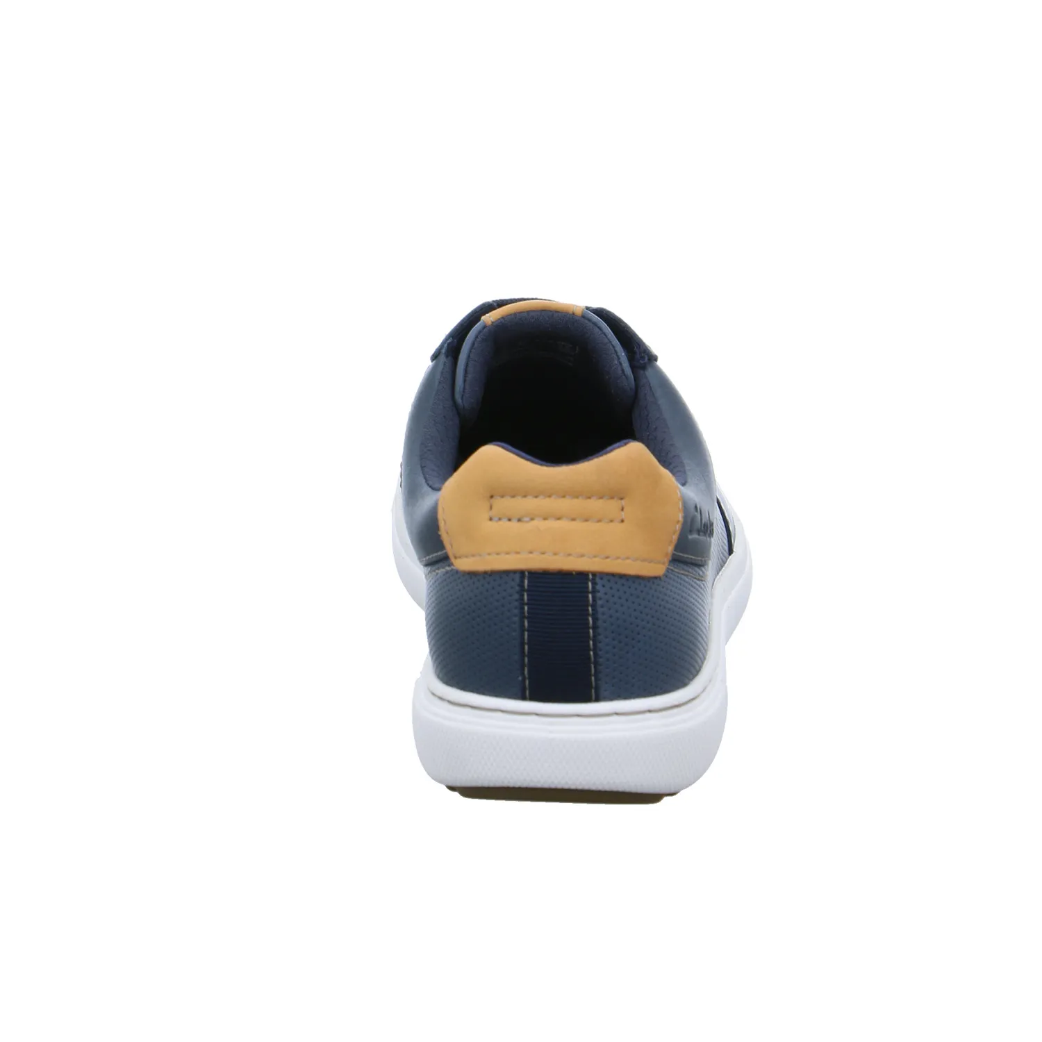 CLARKS Halbschuhe Sneaker Blau Leder CLARKS Halbschuhe Sneaker Blau Leder