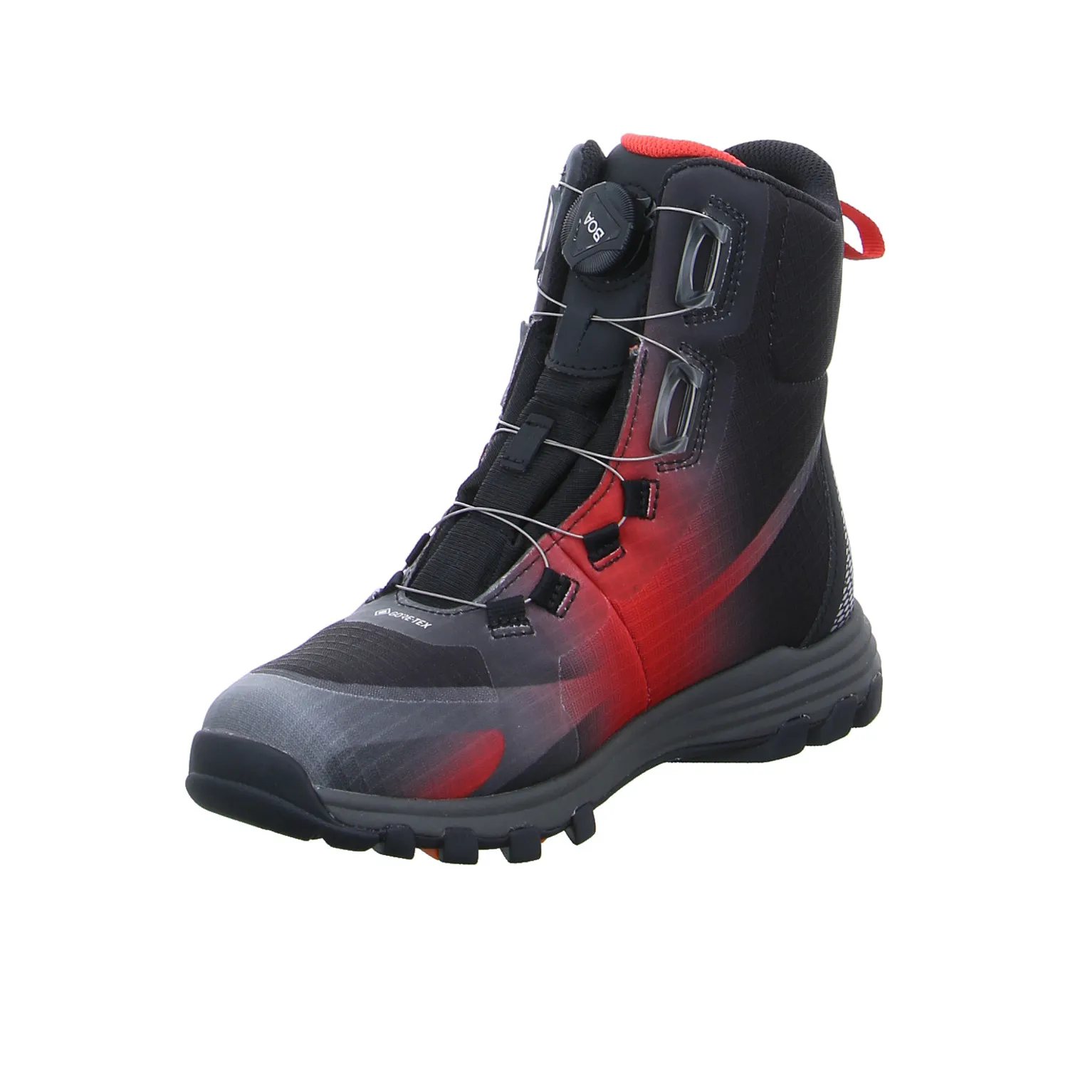 VADO Schneestiefel Junge Jungen- Snowboot Membran Grau Textil 