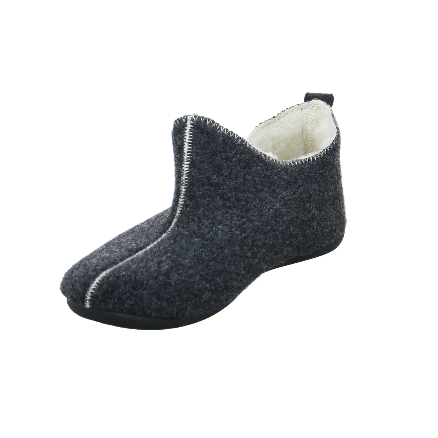 VAN DER LAAN Winter-Hausschuhe Grau Textil VAN DER LAAN Winter-Hausschuhe Grau Textil