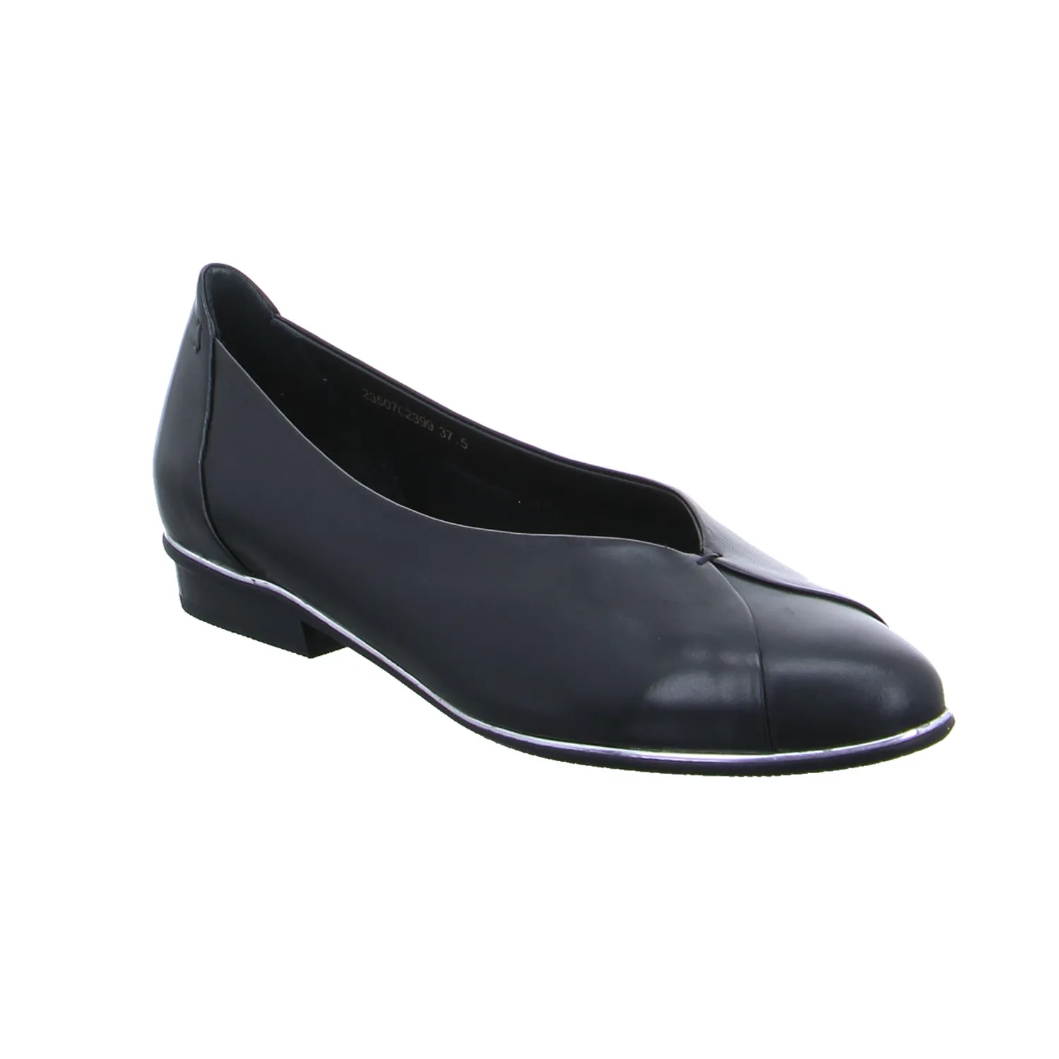 EVERYBODY Ballerina Schwarz Leder EVERYBODY Ballerina Schwarz Leder