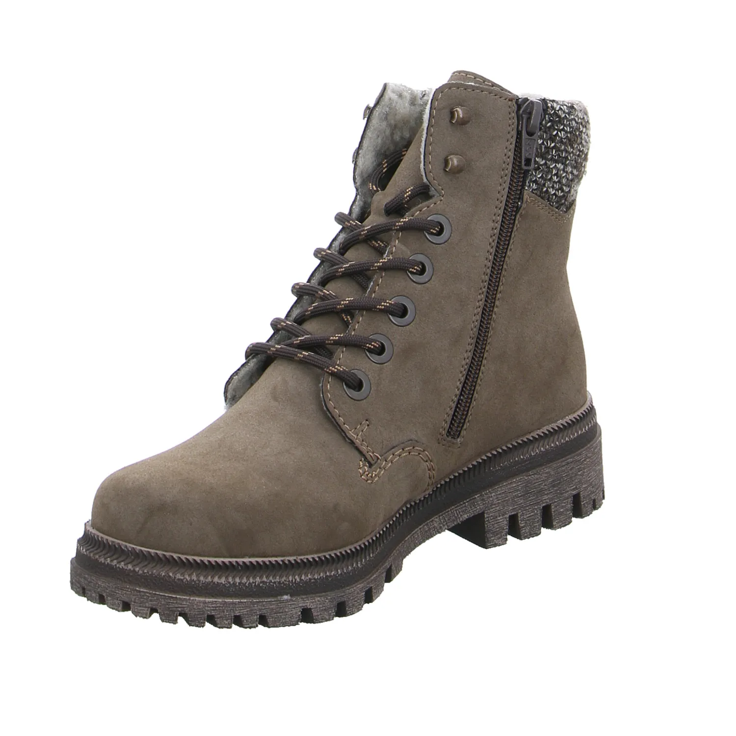 RIEKER Boot Taupe Lederimitat RIEKER Boot Taupe Lederimitat