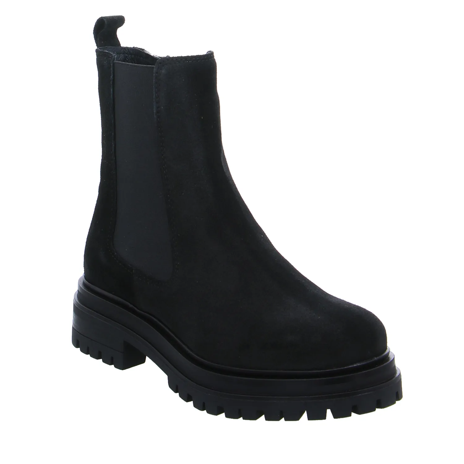 SCHUHENGEL Boot Schwarz Leder SCHUHENGEL Boot Schwarz Leder