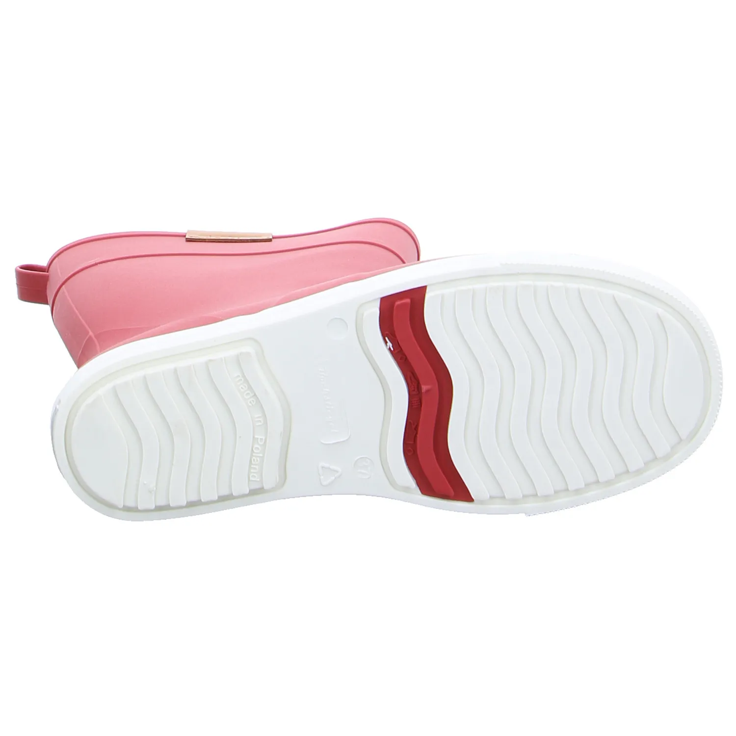 SCHUHDEPOT Damen-Gummistiefel Rot Synthetik 