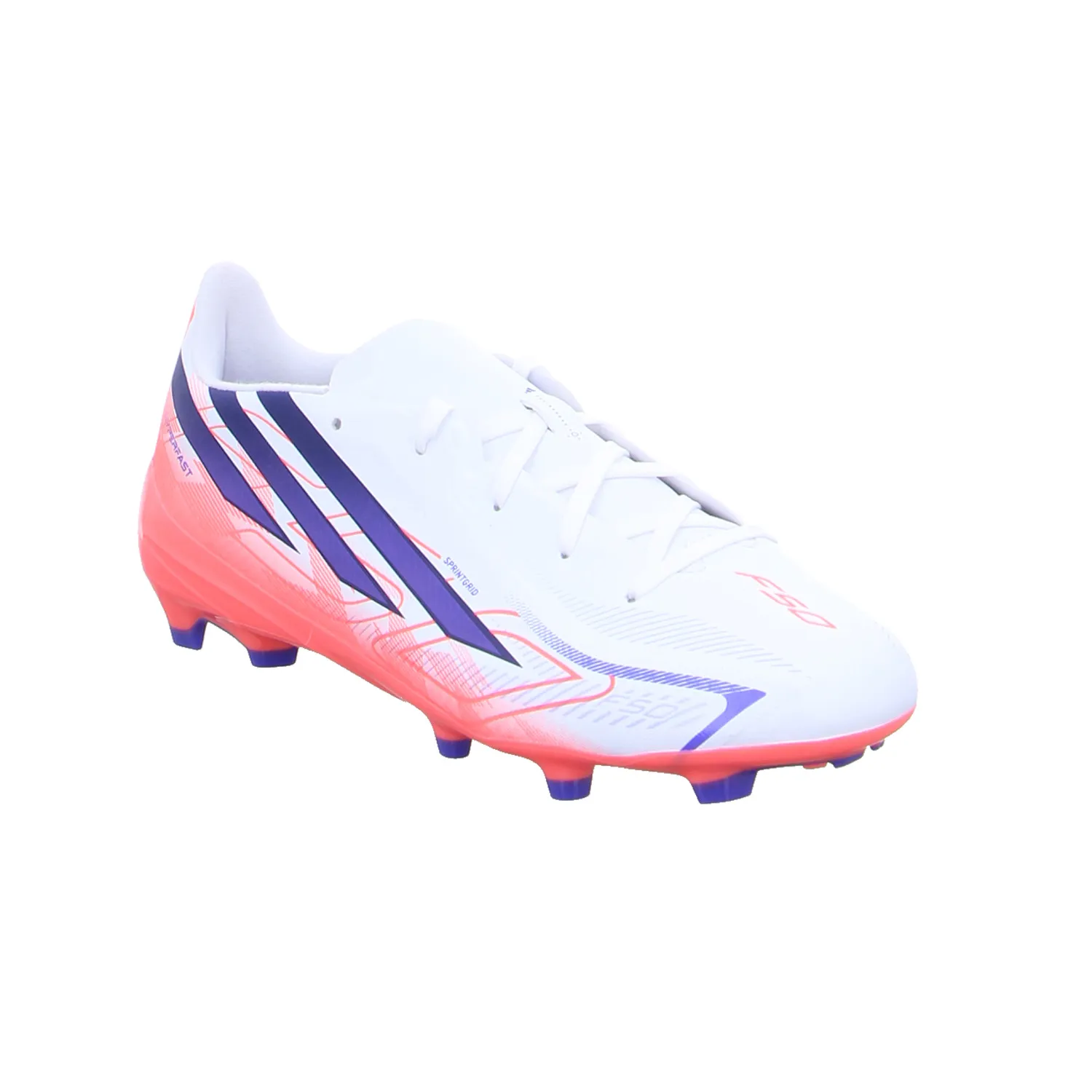 ADIDAS F50 HYPERFAST LEAGUE FG J Fussball Nocken Weiss Synthetik ADIDAS F50 HYPERFAST LEAGUE FG J Fussball Nocken Weiss Synthetik