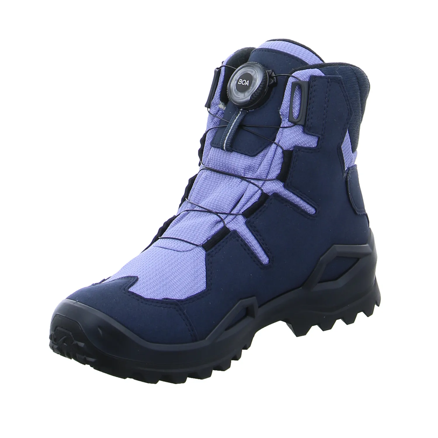 LOWA Winterstiefel Mädchen-Snowboot Membrane Navy Textil 