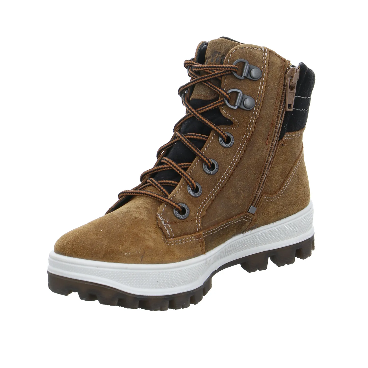 SUPERFIT Winter-Boot Jungen-Winter-Bottine Cognac Textil 