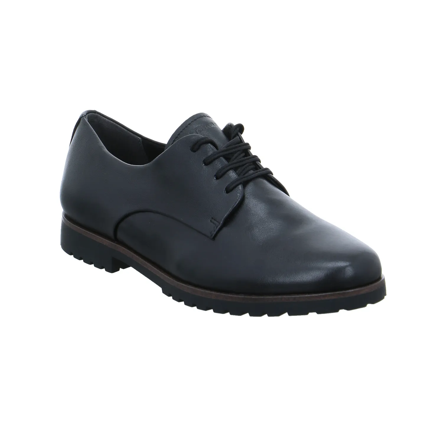 TAMARIS Schnürschuh Schwarz Leder TAMARIS Schnürschuh Schwarz Leder