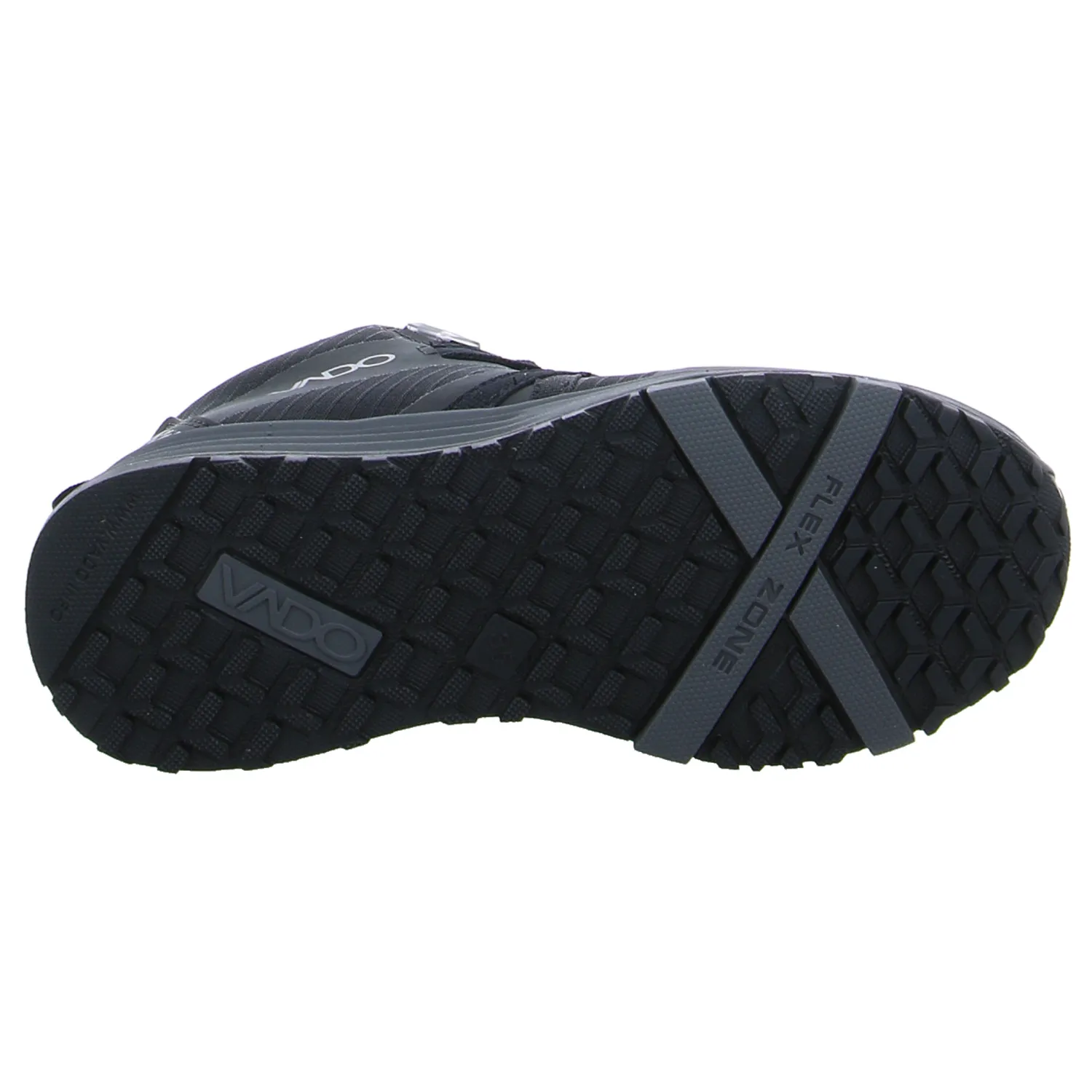 VADO Sneaker Outdoor Jugend-Halbschuh Schwarz Textil 