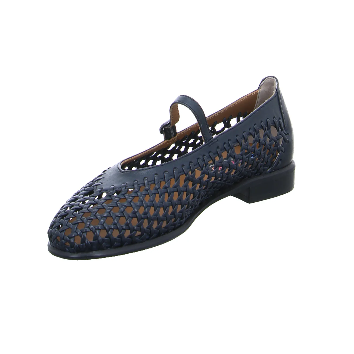 EVERYBODY Ballerina Blau Leder 