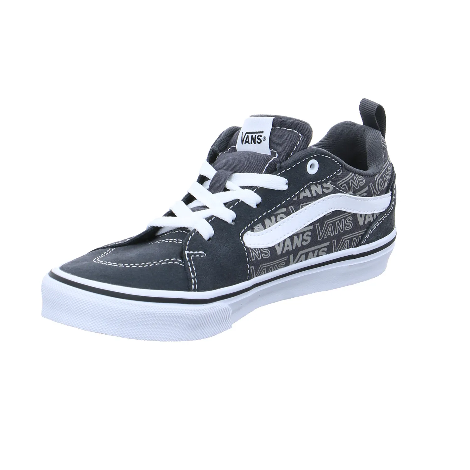 VANS Kinder Sportschuh Grau Leder VANS Kinder Sportschuh Grau Leder