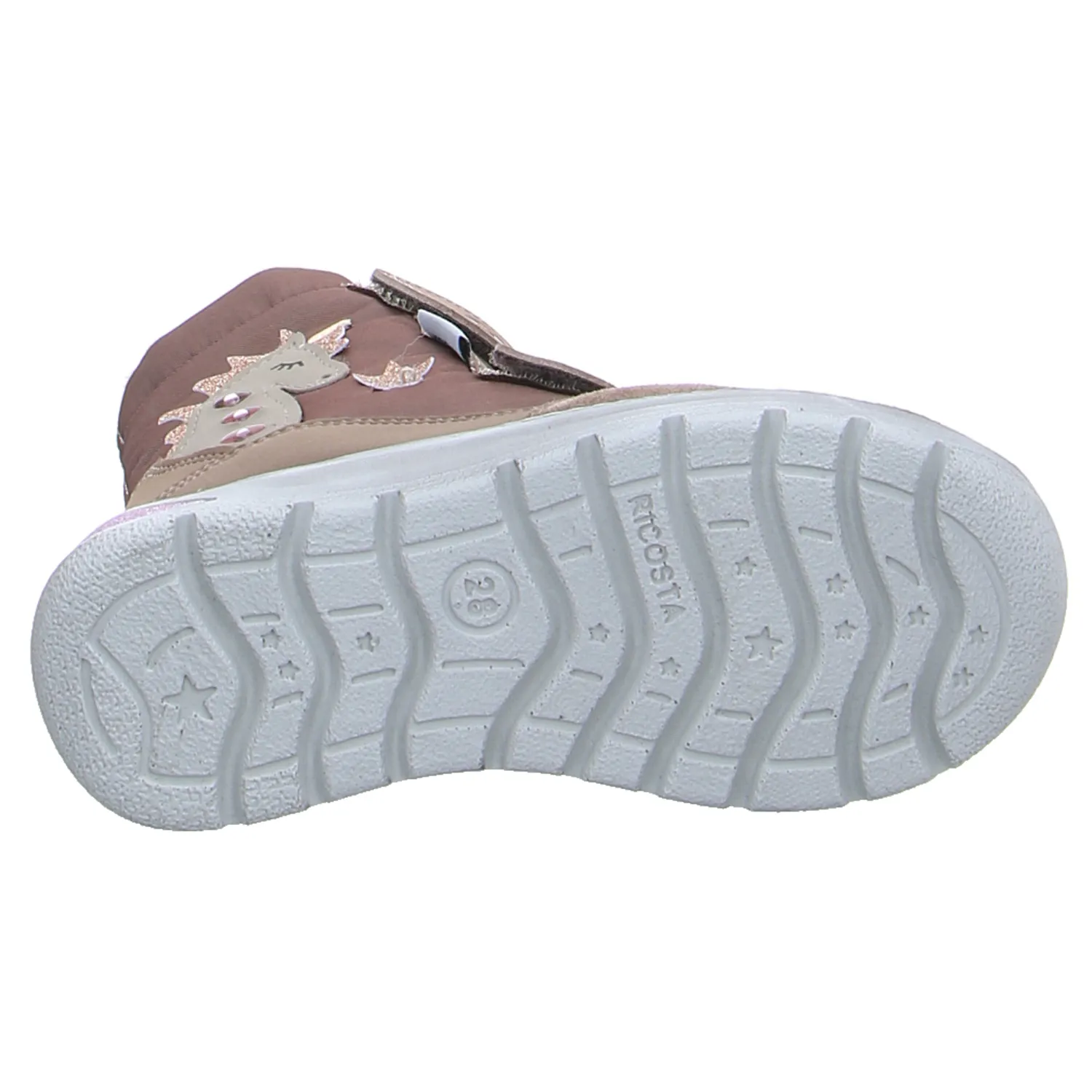 RICOSTA Mädchen Schneestiefel Kleinkinder-Snowboot Membran Beige Textil RICOSTA Mädchen Schneestiefel Kleinkinder-Snowboot Membran Beige Textil