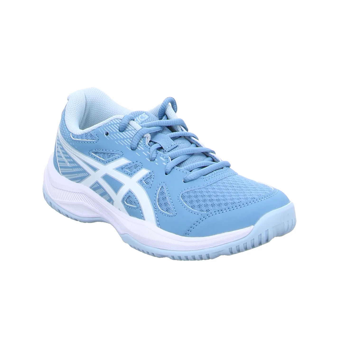 ASICS Upcourt 6 GS Kids Kinder Indoor Hellblau Synthetik ASICS Upcourt 6 GS Kids Kinder Indoor Hellblau Synthetik