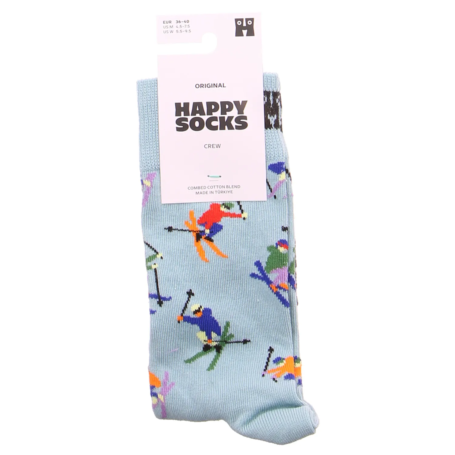 HAPPY SOCKS Skifahrer Freizeitsocken Hellblau Textil HAPPY SOCKS Skifahrer Freizeitsocken Hellblau Textil