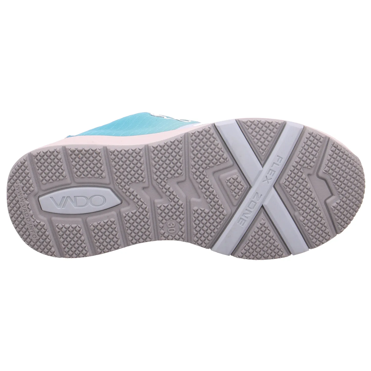 VADO Sneaker Outdoor Kleinkinder-Sport -Halbschuh Türkis Textil 