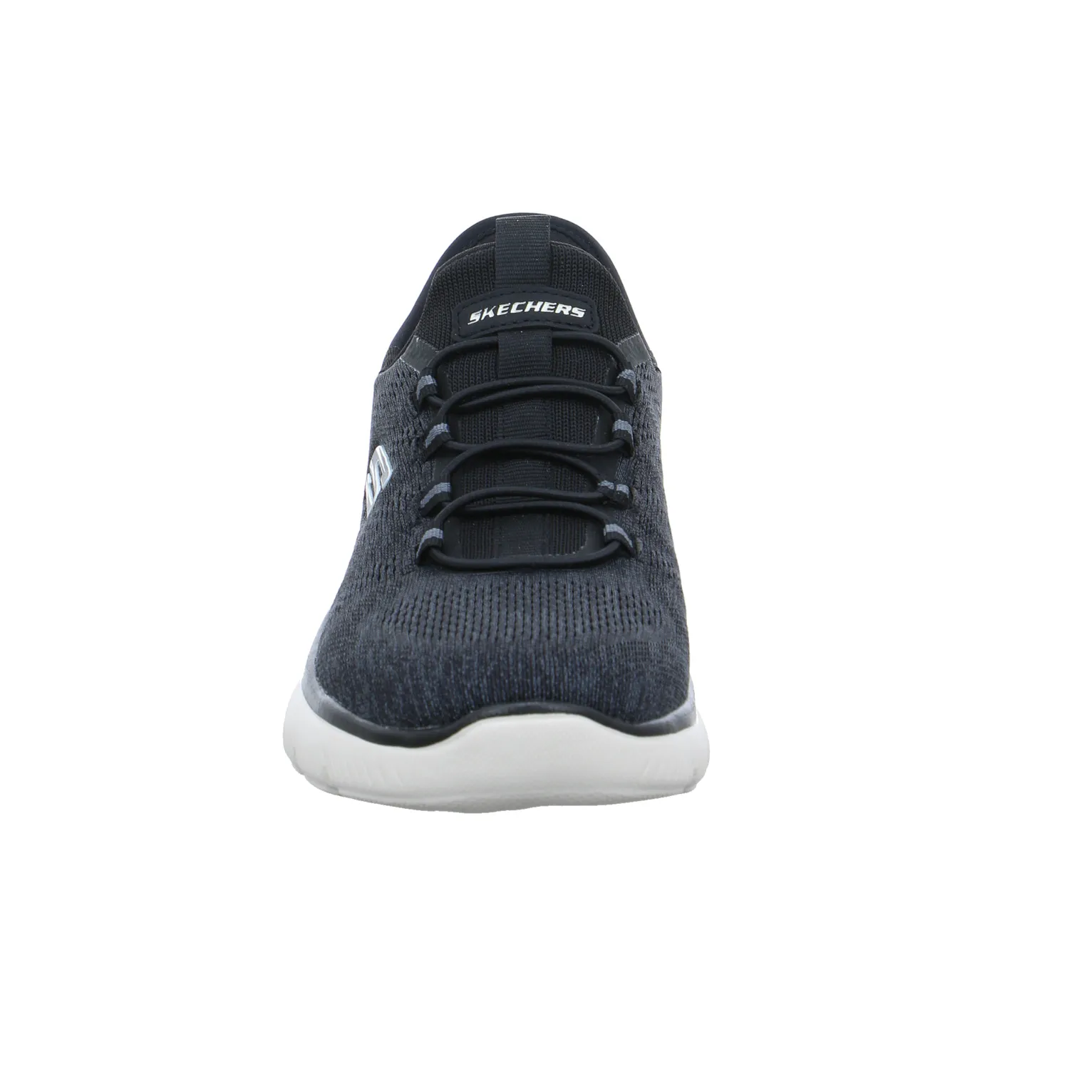SKECHERS Halbschuh-Schlüpfer Schwarz Synthetik SKECHERS Halbschuh-Schlüpfer Schwarz Synthetik