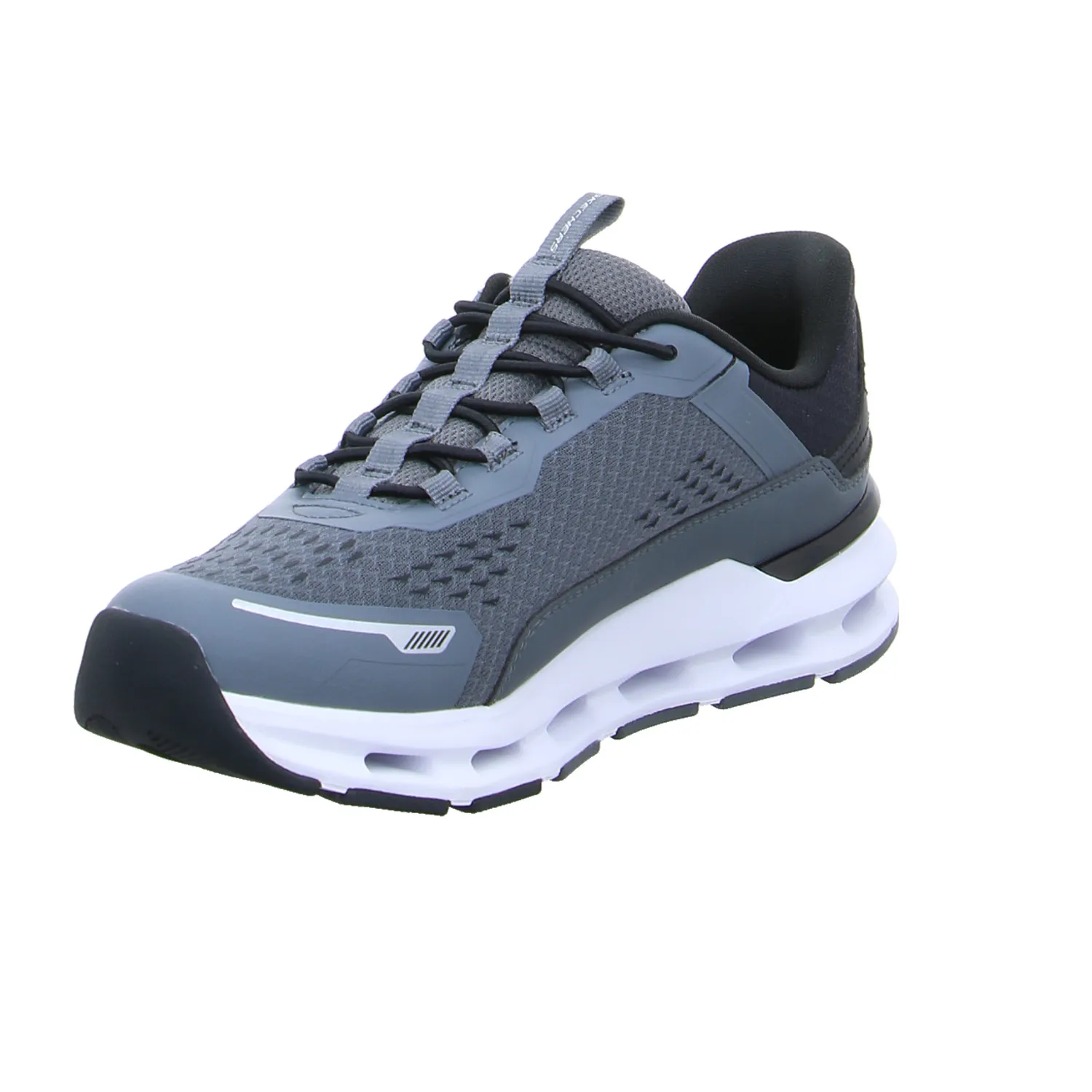 SKECHERS Sneaker Jugend-Halbschuh Grau Textil SKECHERS Sneaker Jugend-Halbschuh Grau Textil