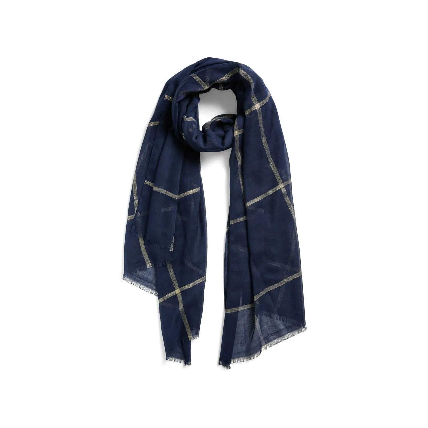 PIECES 100x190cm, Schal Schal Blau Textil PIECES 100x190cm, Schal Schal Blau Textil