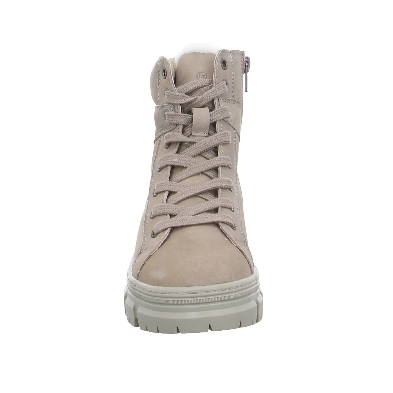 SCHUHENGEL Boot Taupe Leder SCHUHENGEL Boot Taupe Leder