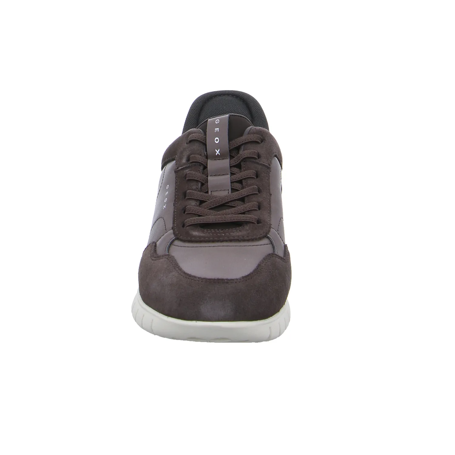 GEOX Halbschuhe Sneaker Braun Leder GEOX Halbschuhe Sneaker Braun Leder