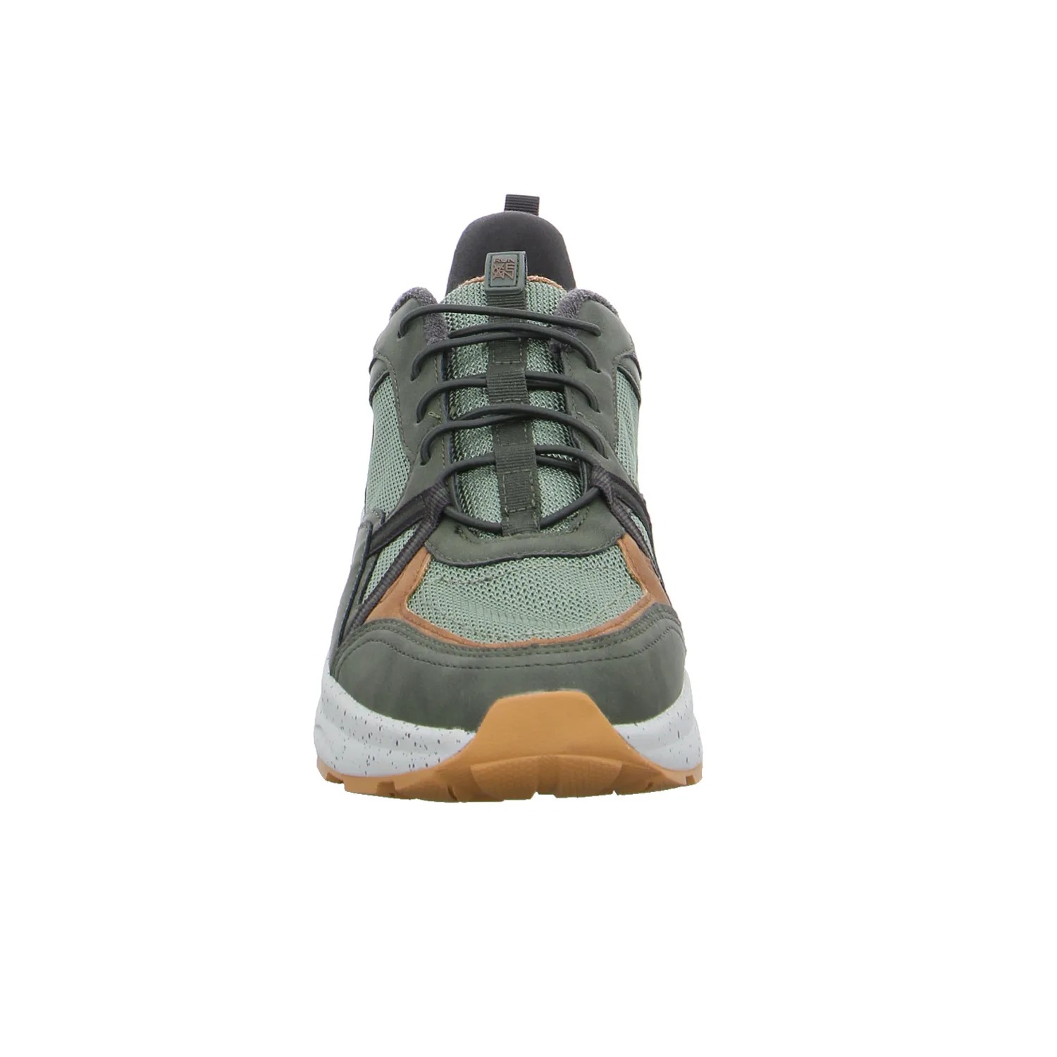 WALDLÄUFER Halbschuhe Sneaker Stoff Khaki Leder WALDLÄUFER Halbschuhe Sneaker Stoff Khaki Leder