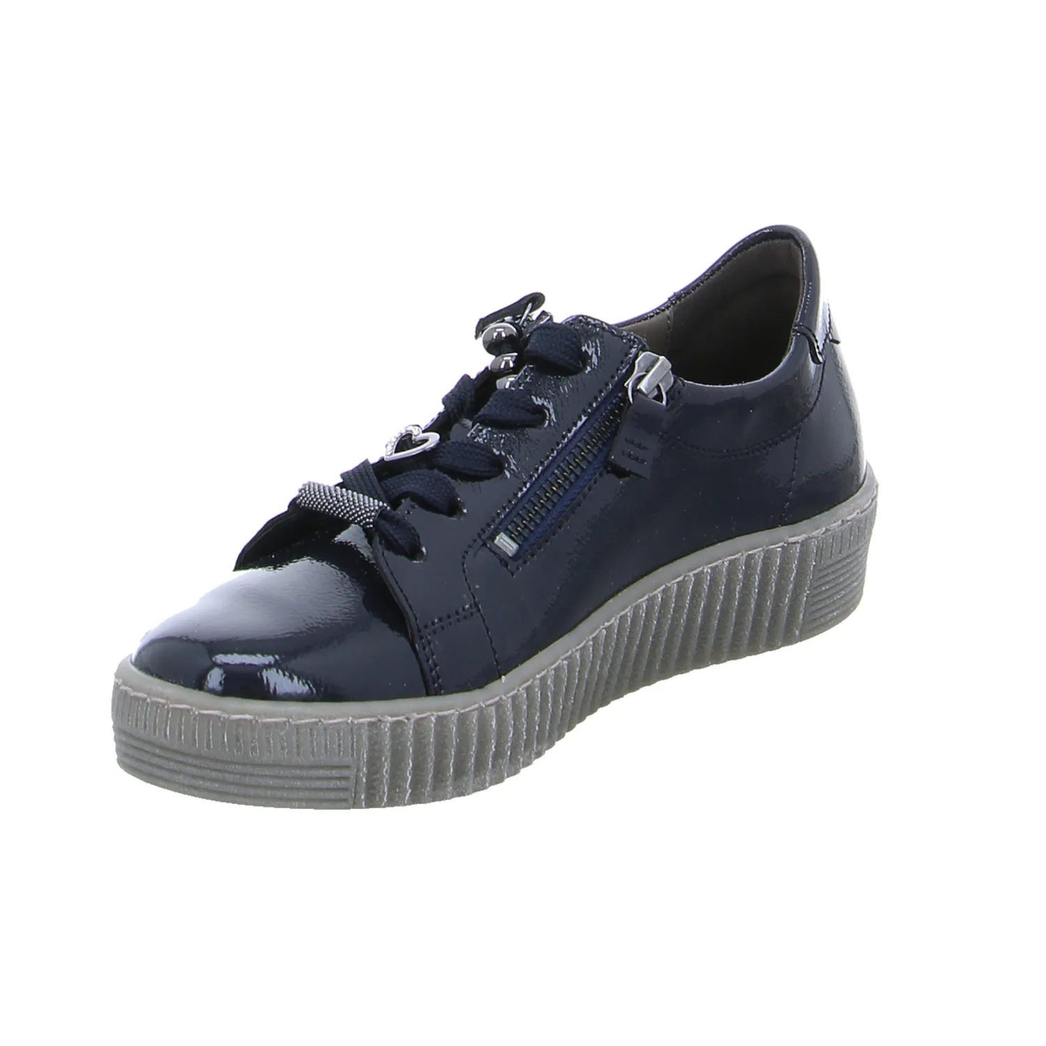 GABOR Sneaker Blau Leder 