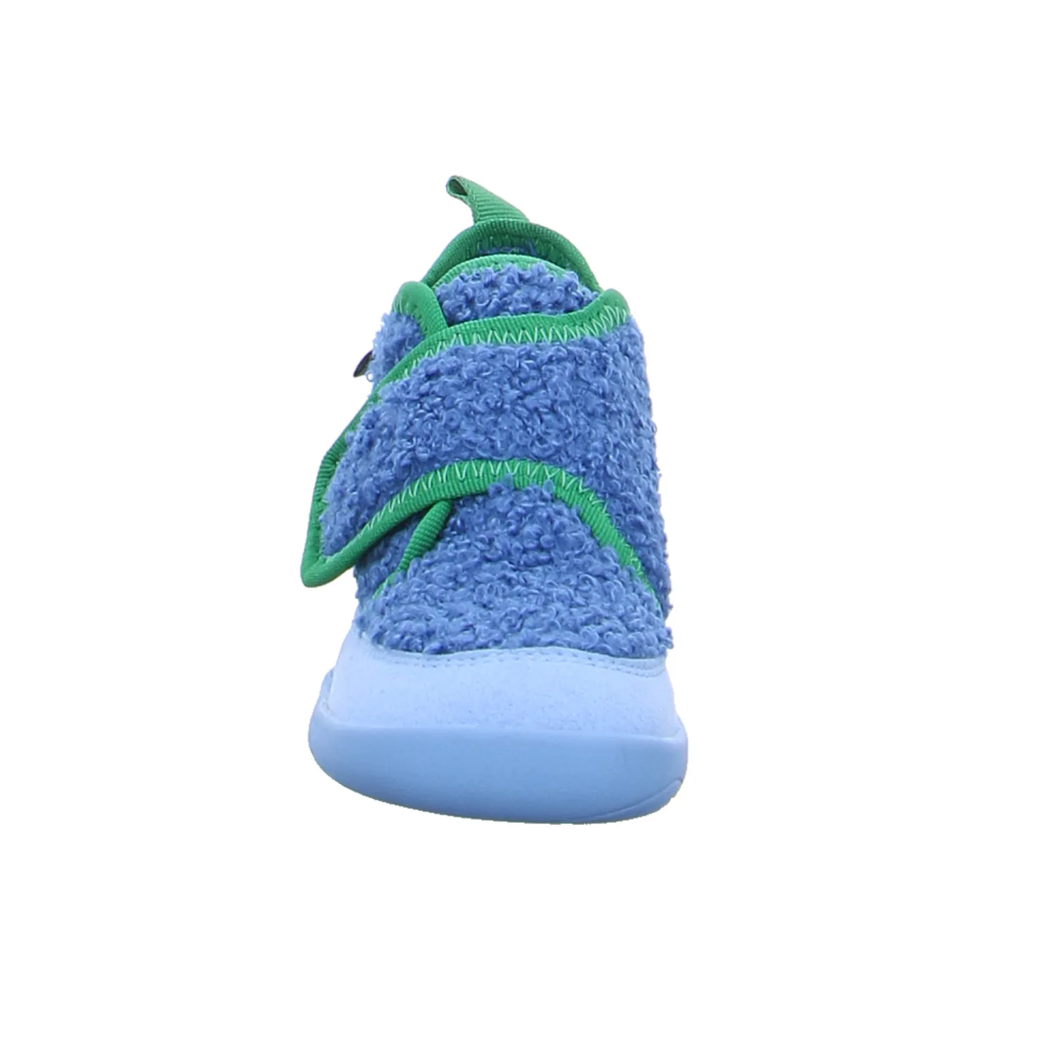 AFFENZAHN Komfortschuh Kinder-Hausschuh Blau Textil AFFENZAHN Komfortschuh Kinder-Hausschuh Blau Textil