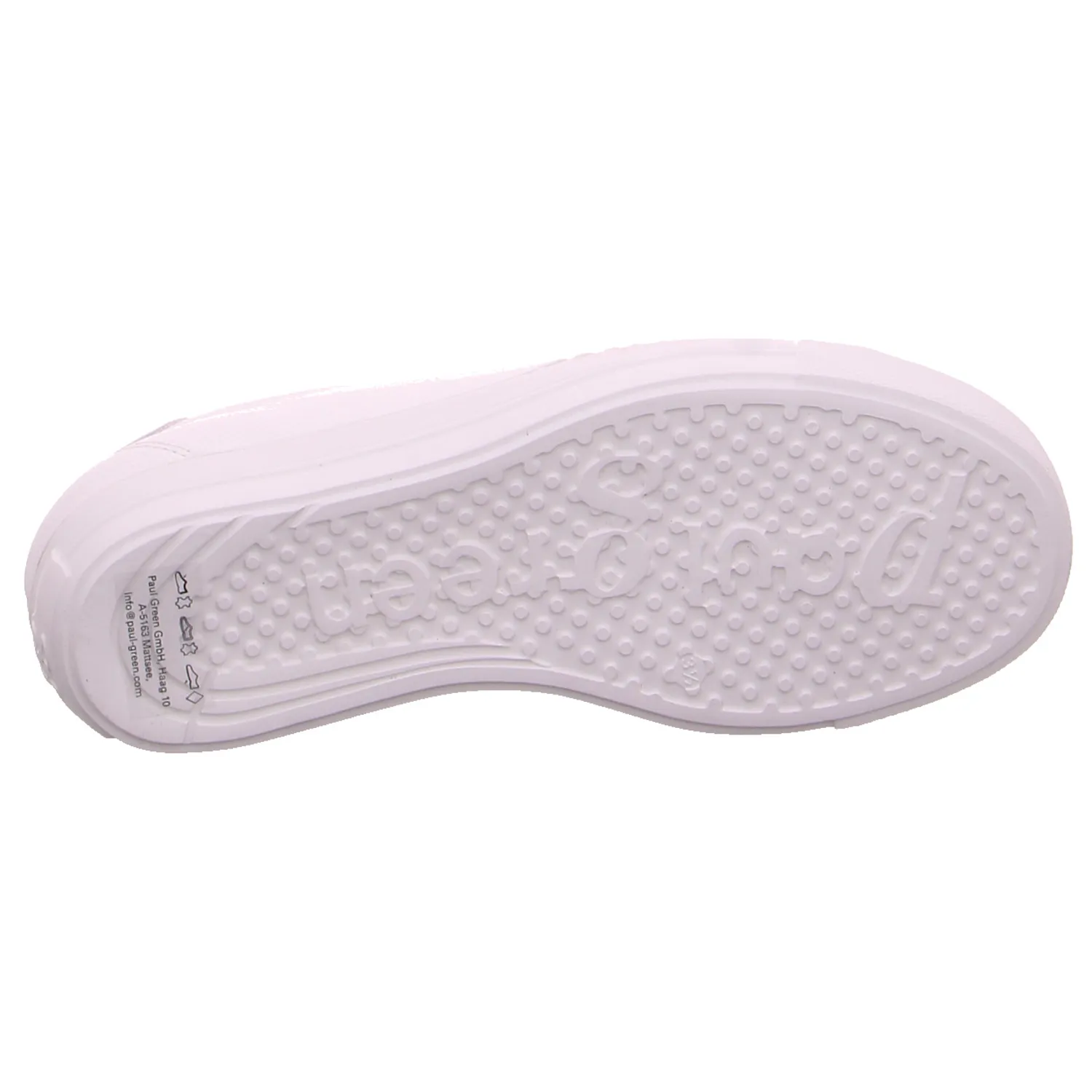 PAUL GREEN Sneaker Weiss Leder 