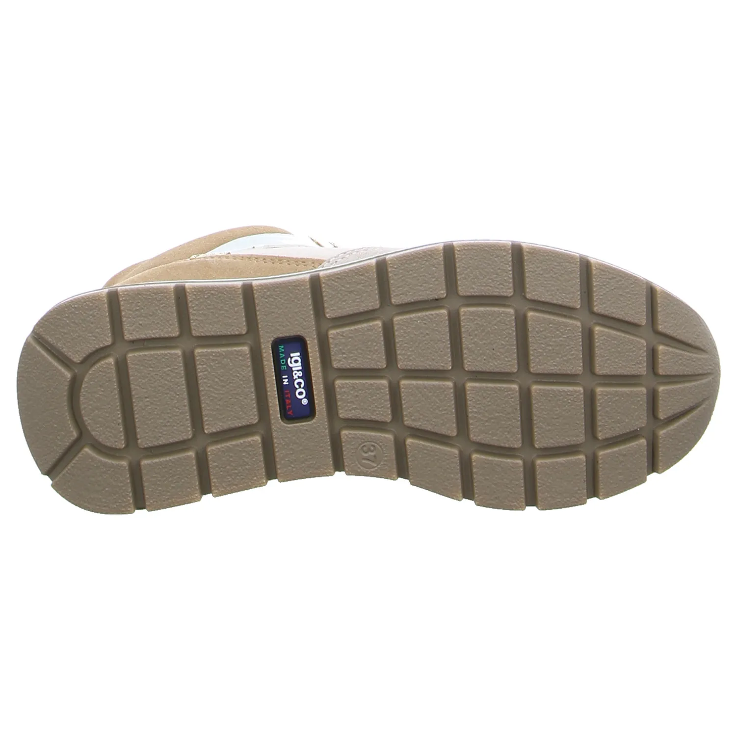 IGI & CO mit Gore-Tex Mid Cut Sneaker Beige Leder IGI & CO mit Gore-Tex Mid Cut Sneaker Beige Leder