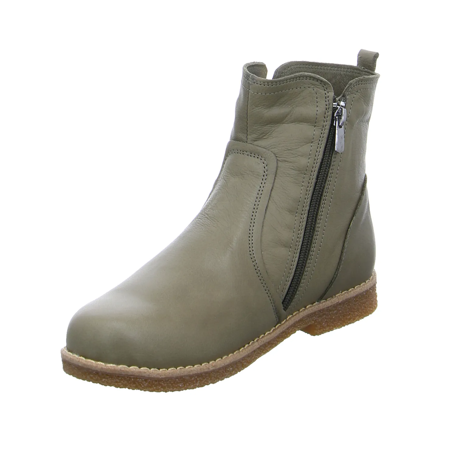 ANDREA CONTI mit Wechselfussbett Boot Khaki Leder ANDREA CONTI mit Wechselfussbett Boot Khaki Leder