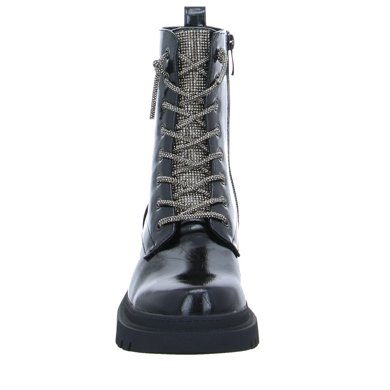 LA STRADA Boot Schwarz Lederimitat LA STRADA Boot Schwarz Lederimitat