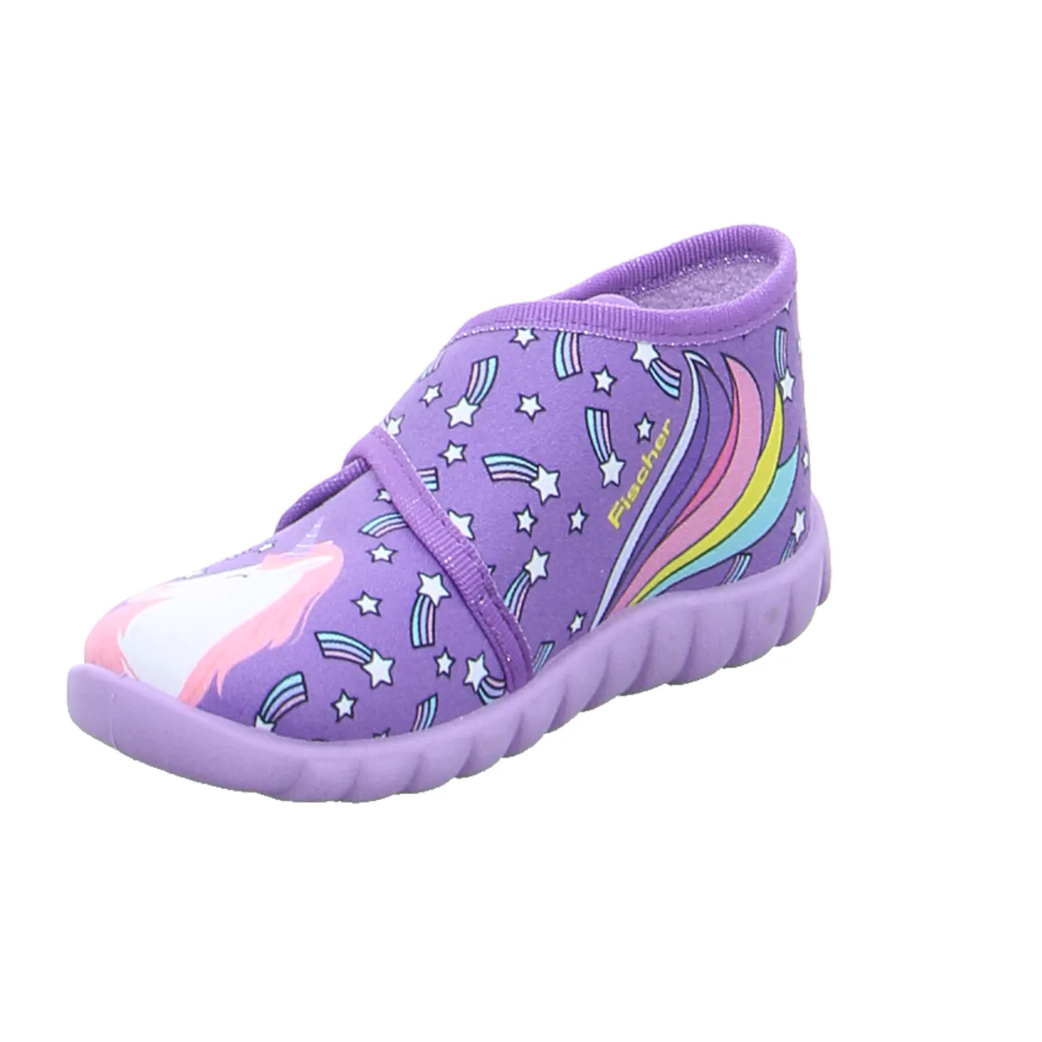 FISCHER Mädchen Baby-Hausschuh Violette Textil FISCHER Mädchen Baby-Hausschuh Violette Textil