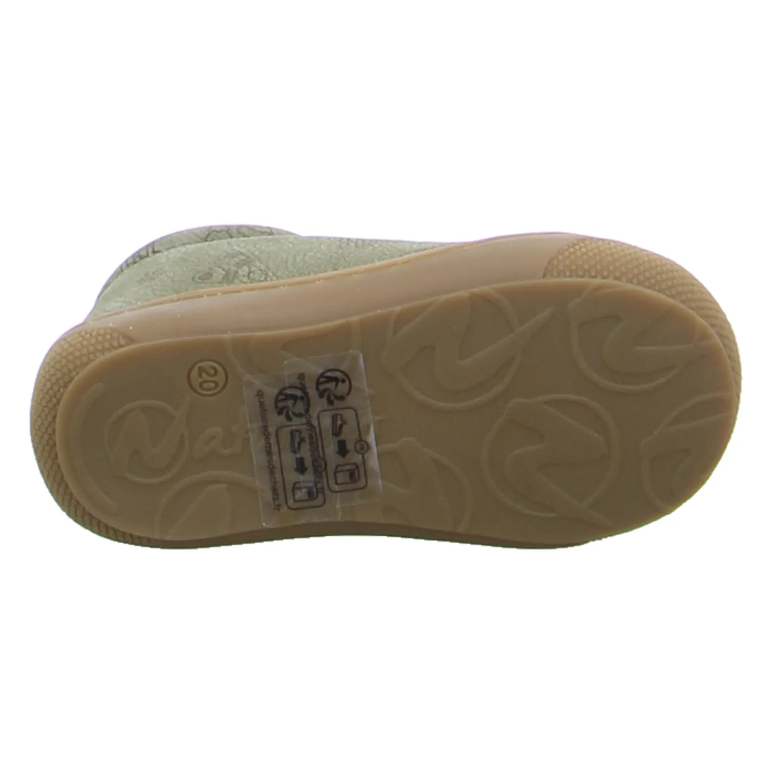 NATURINO unisex Bottine Lauflernschuh Grün Leder NATURINO unisex Bottine Lauflernschuh Grün Leder