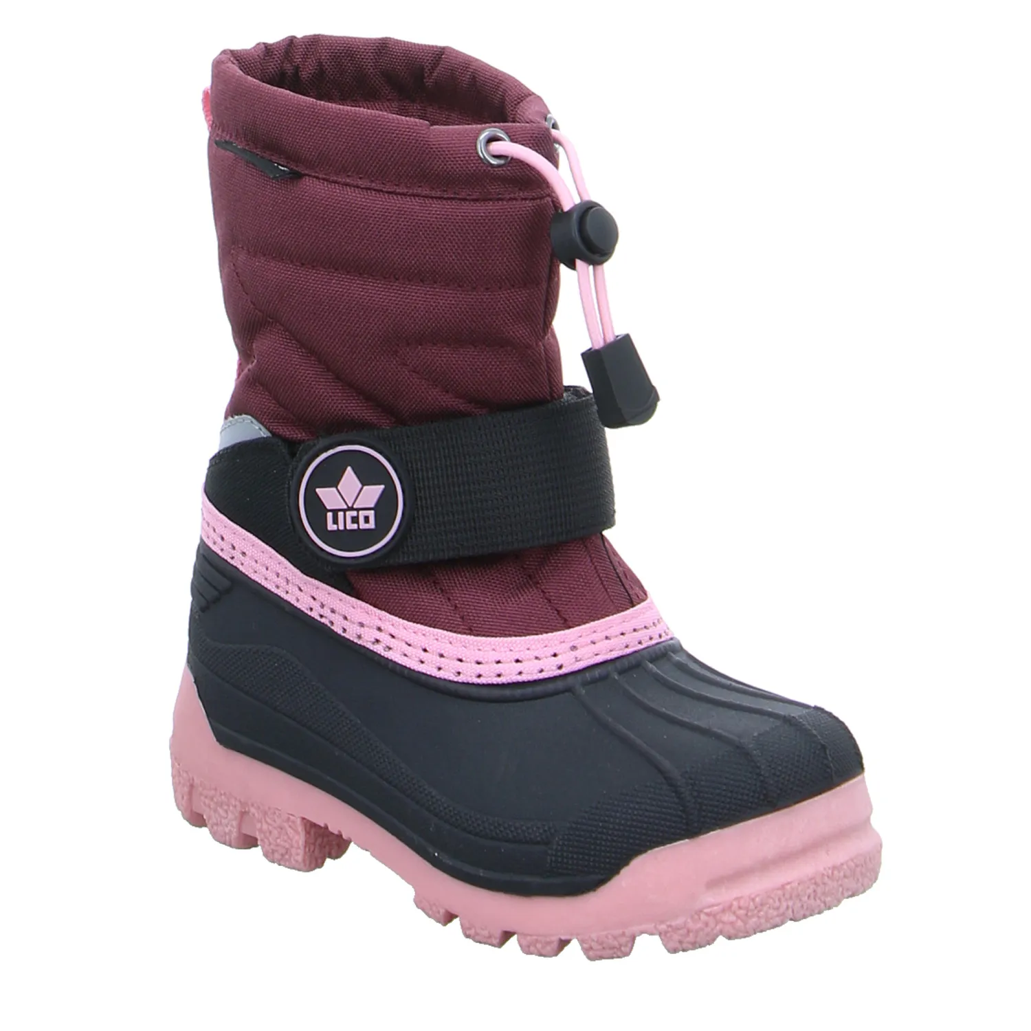 LICO Schneestiefel Kinder-Snowboot Dunkelrot Synthetik LICO Schneestiefel Kinder-Snowboot Dunkelrot Synthetik