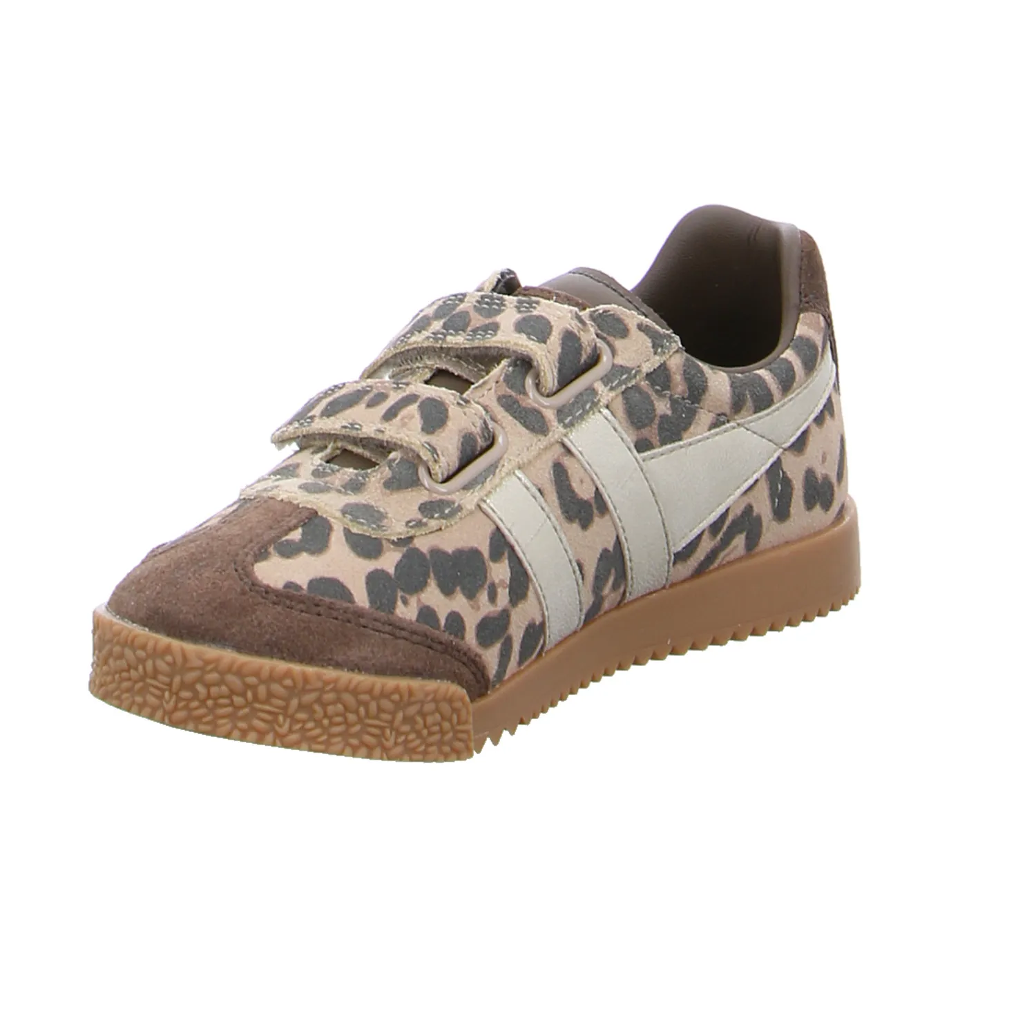 GOLA Sneaker Kleinkinder-Halbschuh Klett Leopard Leder 