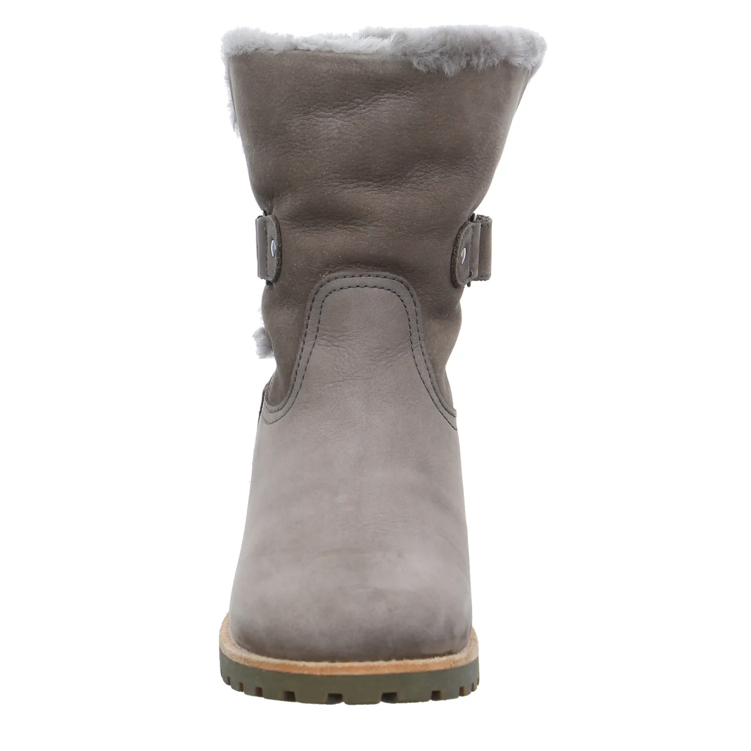 PANAMA JACK mit Lammfell - Innenfutter Stiefel Grau Leder PANAMA JACK mit Lammfell - Innenfutter Stiefel Grau Leder