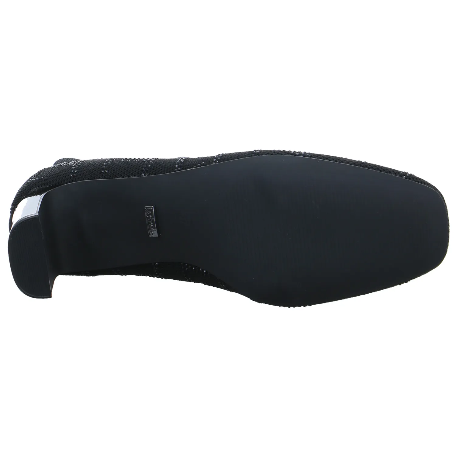 LA STRADA Stiefelette Schwarz Textil 
