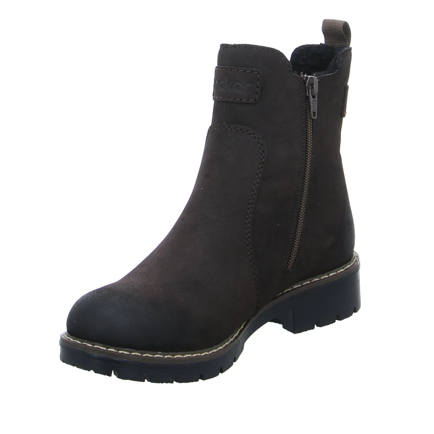 RIEKER Boot Braun Lederimitat RIEKER Boot Braun Lederimitat