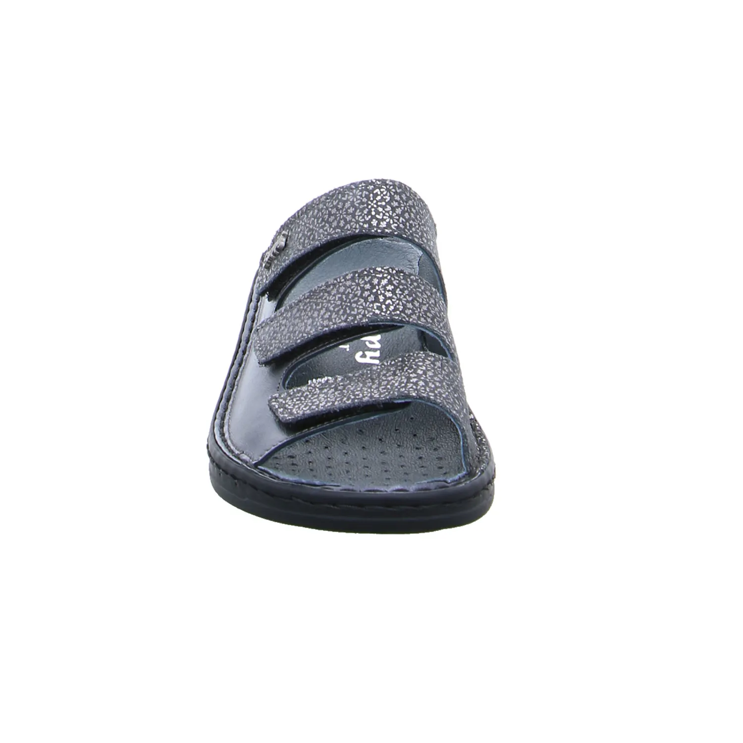 STUPPY Pantolette Altsilber Leder STUPPY Pantolette Altsilber Leder