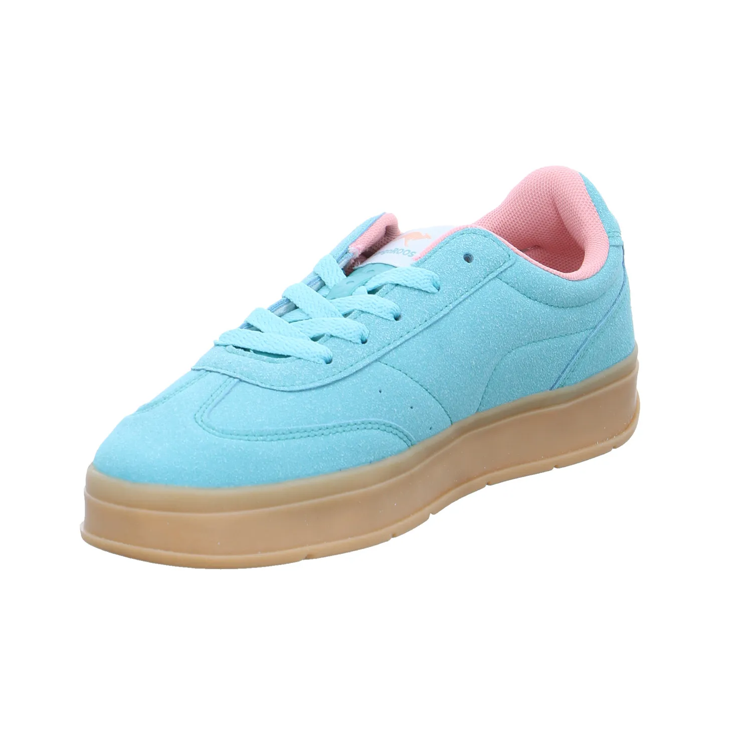 KANGAROOS Sneaker Mädchen-Halbschuh Binder Türkis Lederimitat KANGAROOS Sneaker Mädchen-Halbschuh Binder Türkis Lederimitat