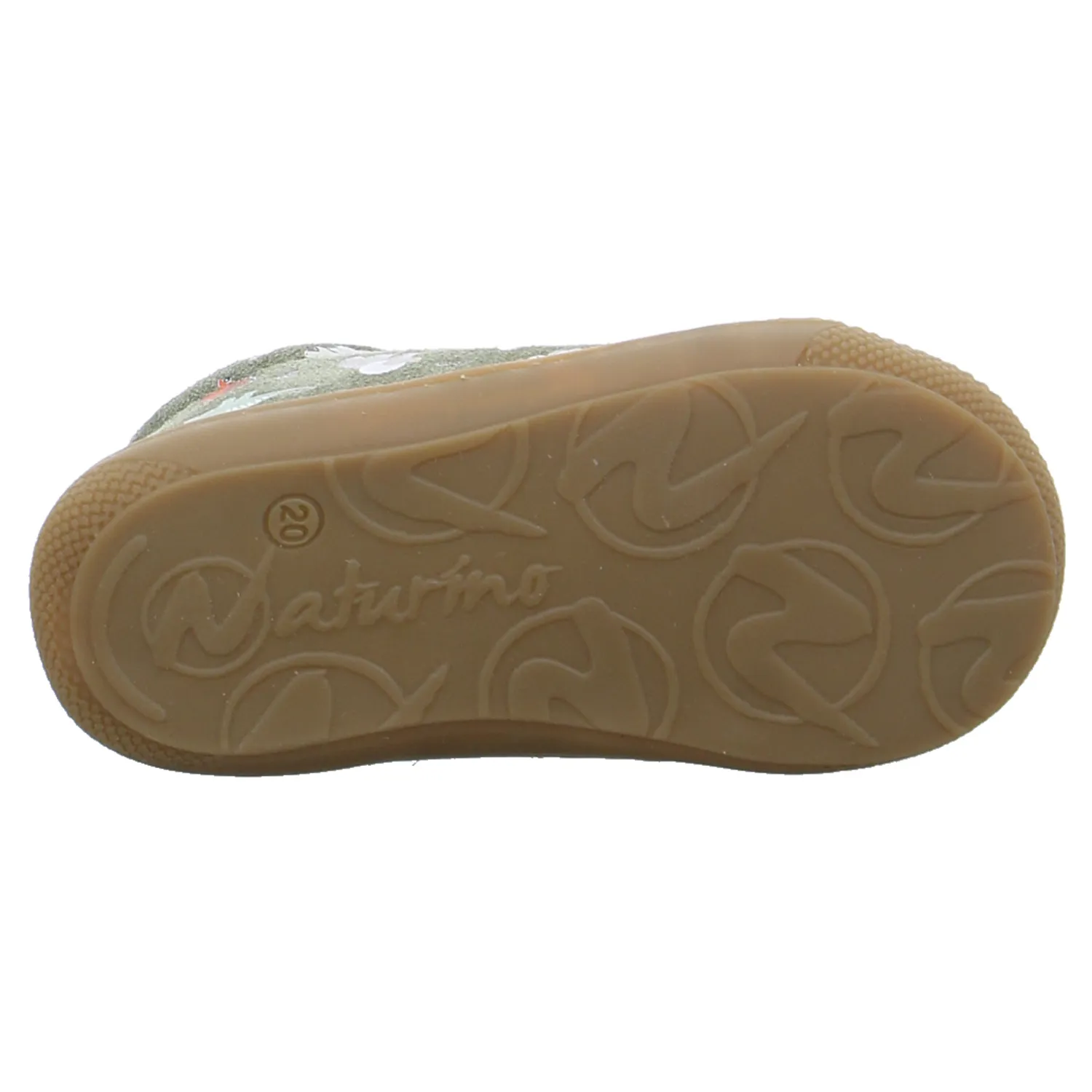 NATURINO unisex Bottine Lauflernschuh Khaki Leder NATURINO unisex Bottine Lauflernschuh Khaki Leder