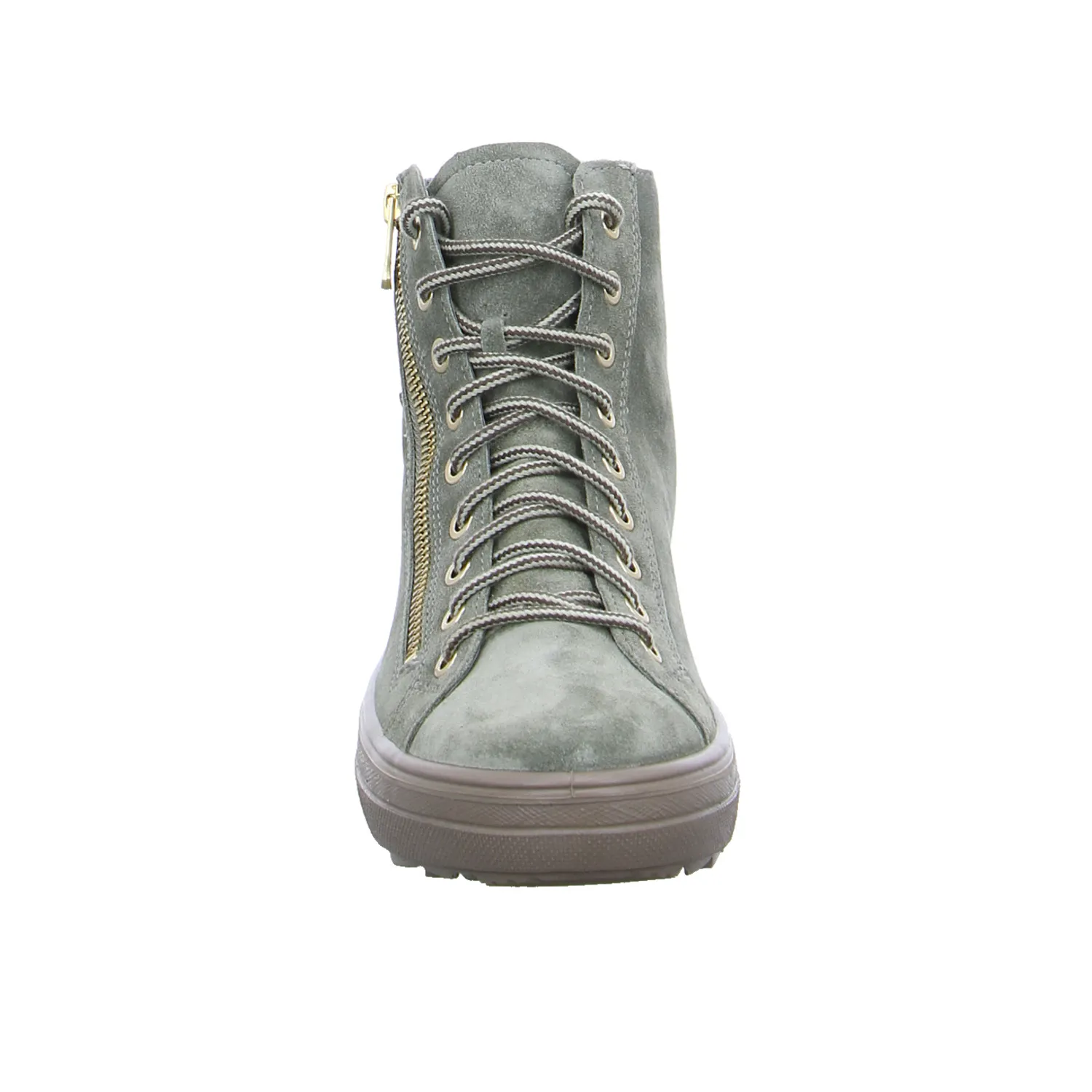 LEGERO mit Gore-Tex Membrane Mid Cut Sneaker Grün Leder 
