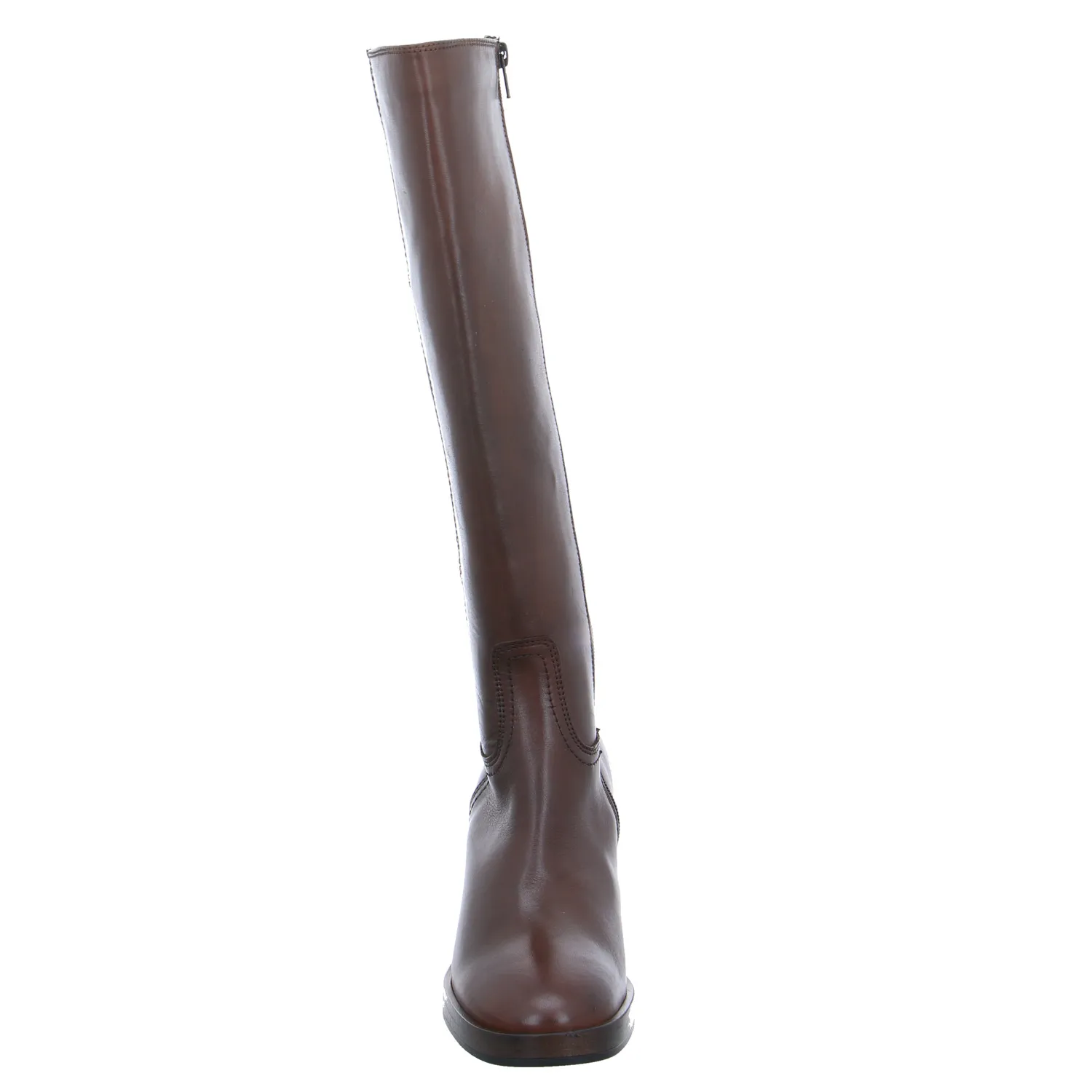 SCHUHENGEL Stiefel Mittelbraun Leder SCHUHENGEL Stiefel Mittelbraun Leder