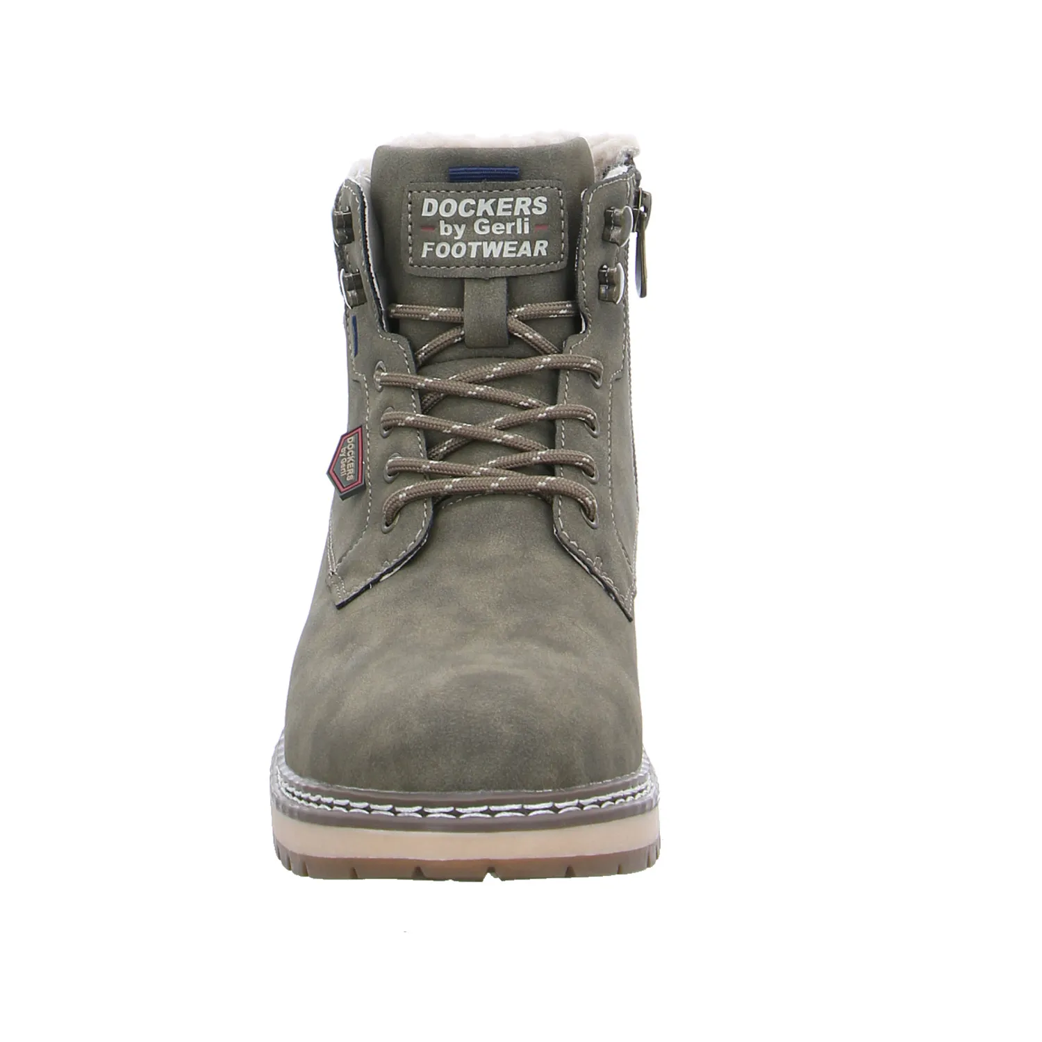 DOCKERS Winter-Boots Khaki Lederimitat DOCKERS Winter-Boots Khaki Lederimitat