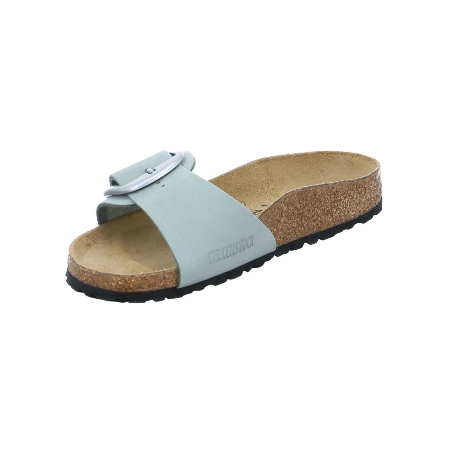 BIRKENSTOCK Bio-Fussbett Grün Leder 