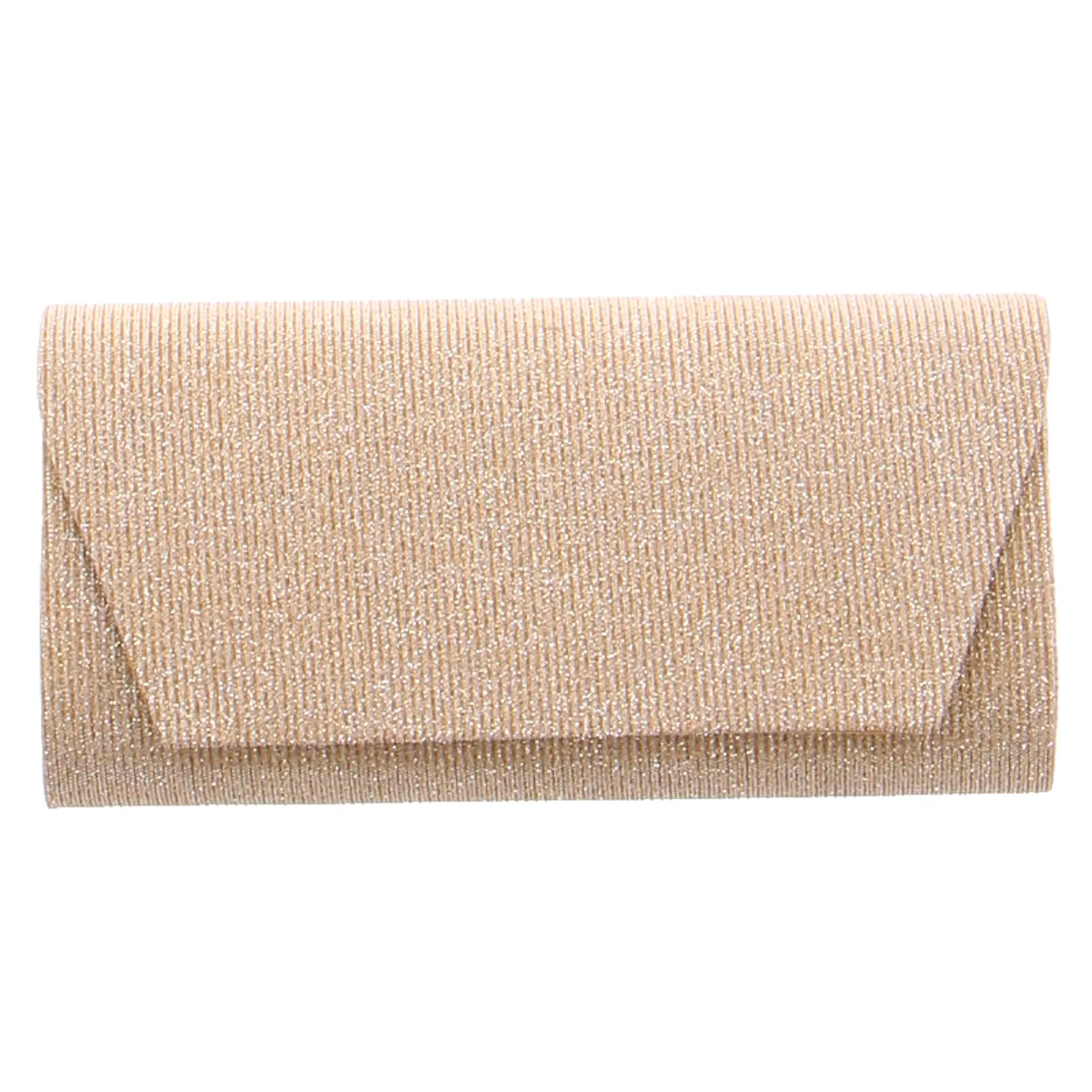 * Clutch / Abendtasche Gold Textil 